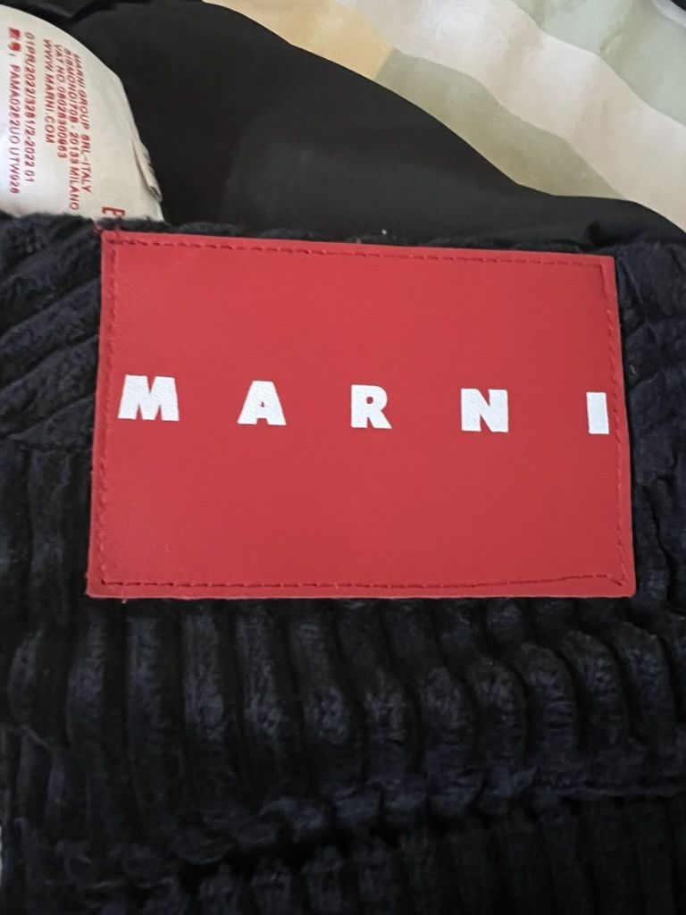 Marni Marni Black Flared Corduroy Pants sz M Size 26" / US 2 / IT 38 - 4 Thumbnail