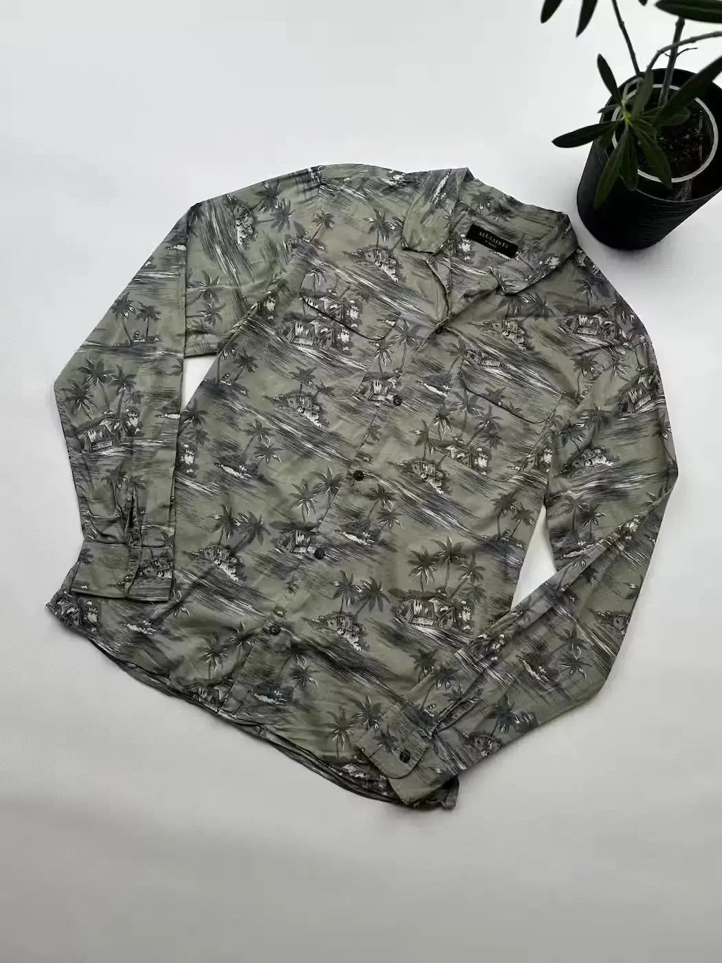 Allsaints Allsaints Vintage Printed Shirt Long Sleeve (313) Size US S / EU 44-46 / 1 - 1 Thumbnail