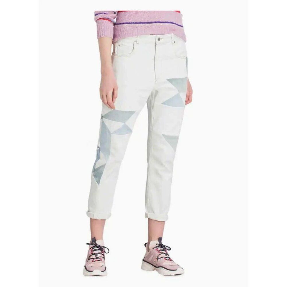 Isabel Marant Etoile Isabel Marant Etoile Lea Patchwork Star Jeans FR 34 x 30 XS Size 27" / US 4 / IT 40 - 1 Thumbnail