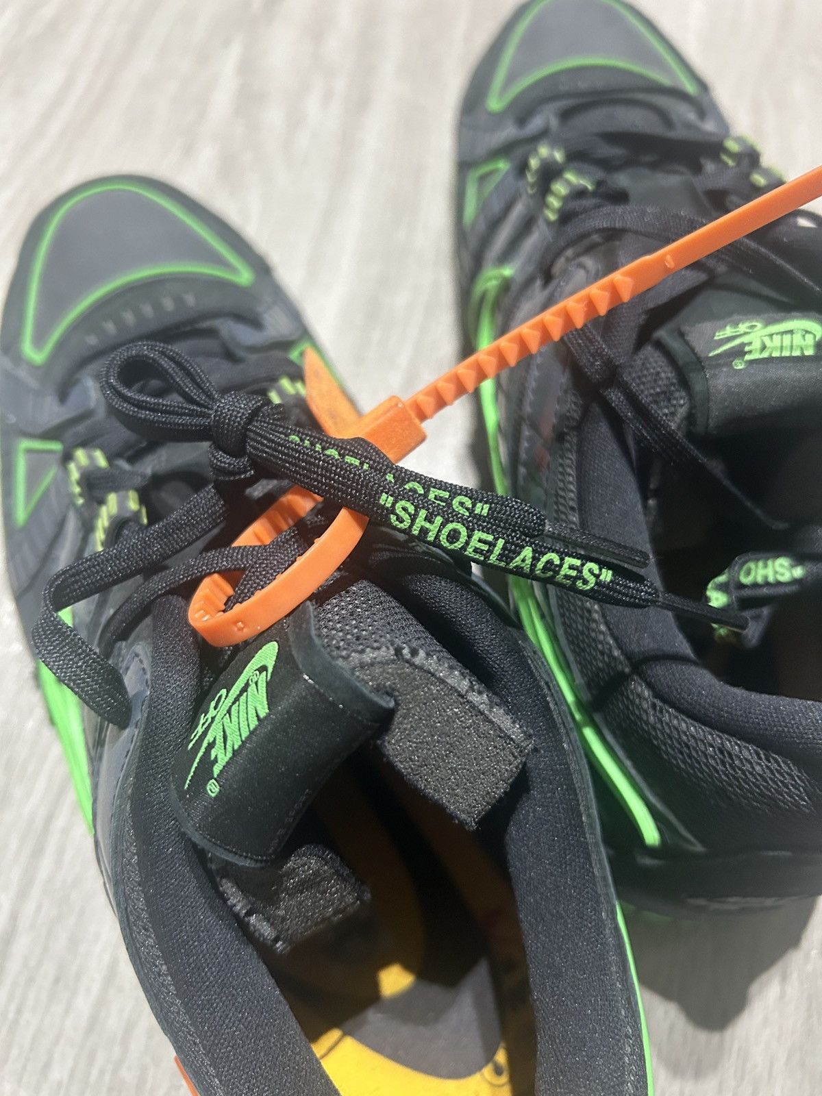 Nike × Off-White Nike off white rubber dunk low green strike lot Size US 15 / EU 48 - 5 Thumbnail