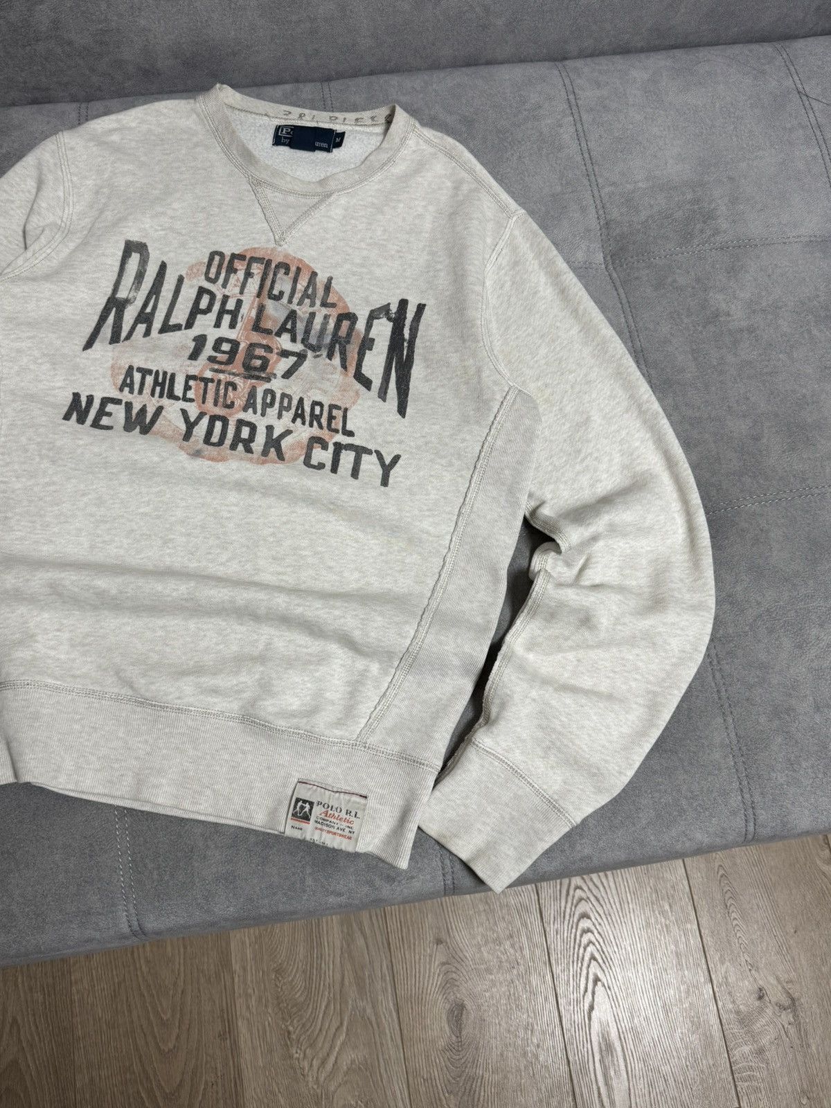 Polo Ralph Lauren × Vintage Vintage Rare Polo Ralph Lauren New York Athletic sweatshirt Size US M / EU 48-50 / 2 - 5 Thumbnail