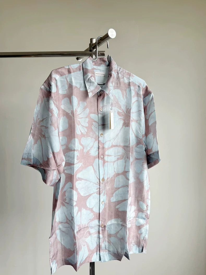 Dries Van Noten Dries Van Noten Silk Floral Shirt Size US M / EU 48-50 / 2 - 1 Thumbnail