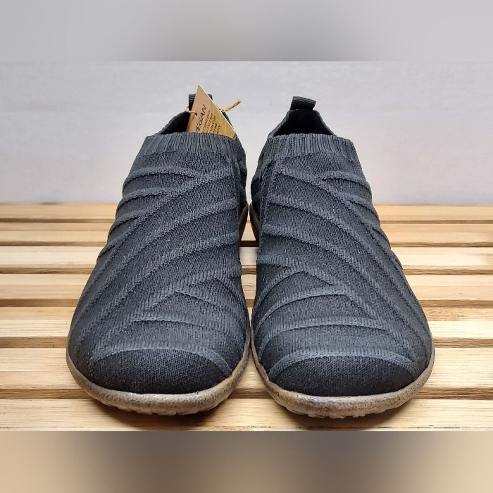 Other NAOT Womens Black Knit Okahu Vegan Slip On Shoes Size 8 (38) Size US 8 / IT 38 - 5 Thumbnail