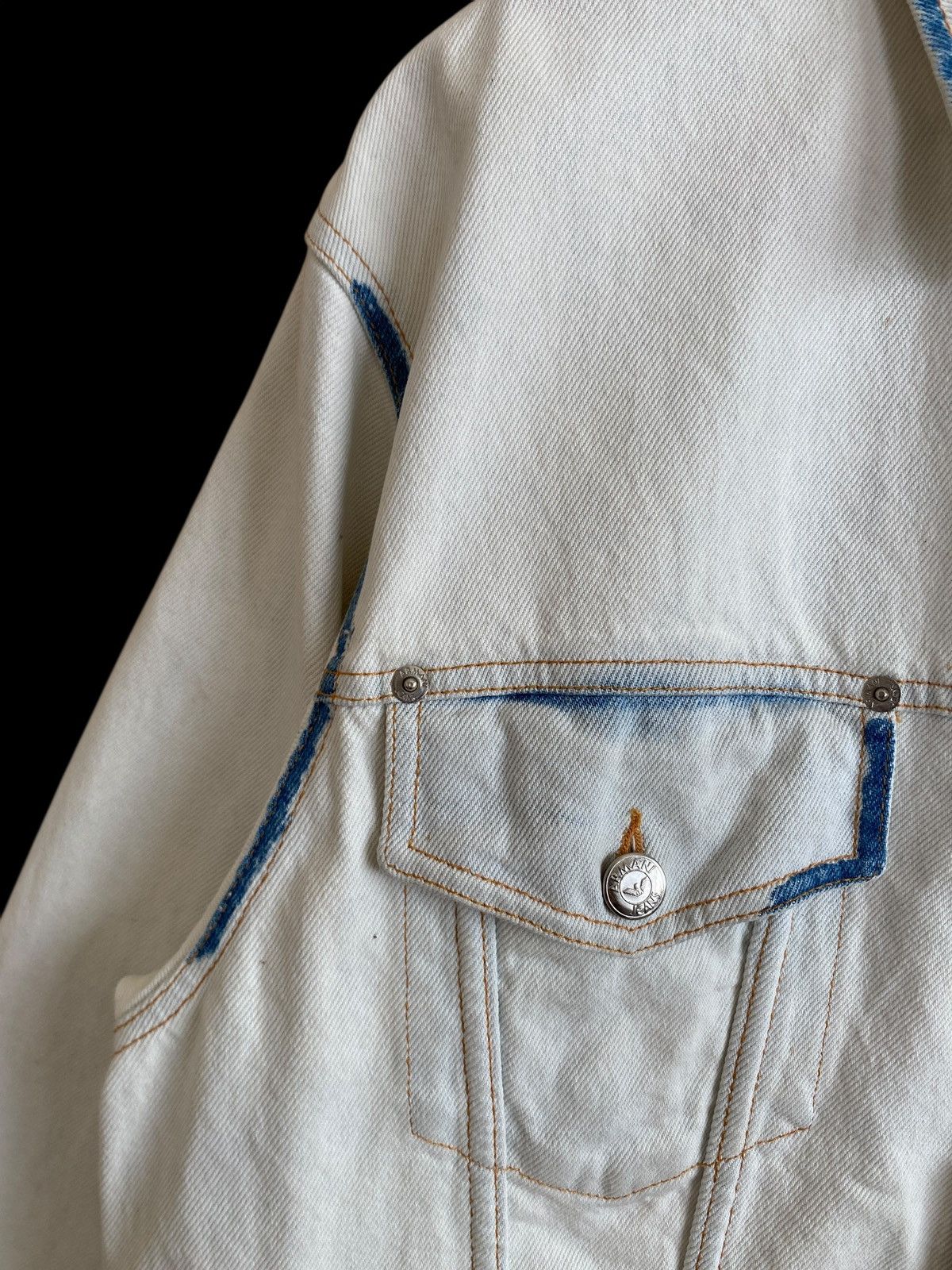 Giorgio Armani Vintage Brand Giorgio Armani Denim Trucker Jacket 1990s Size US M / EU 48-50 / 2 - 5 Thumbnail