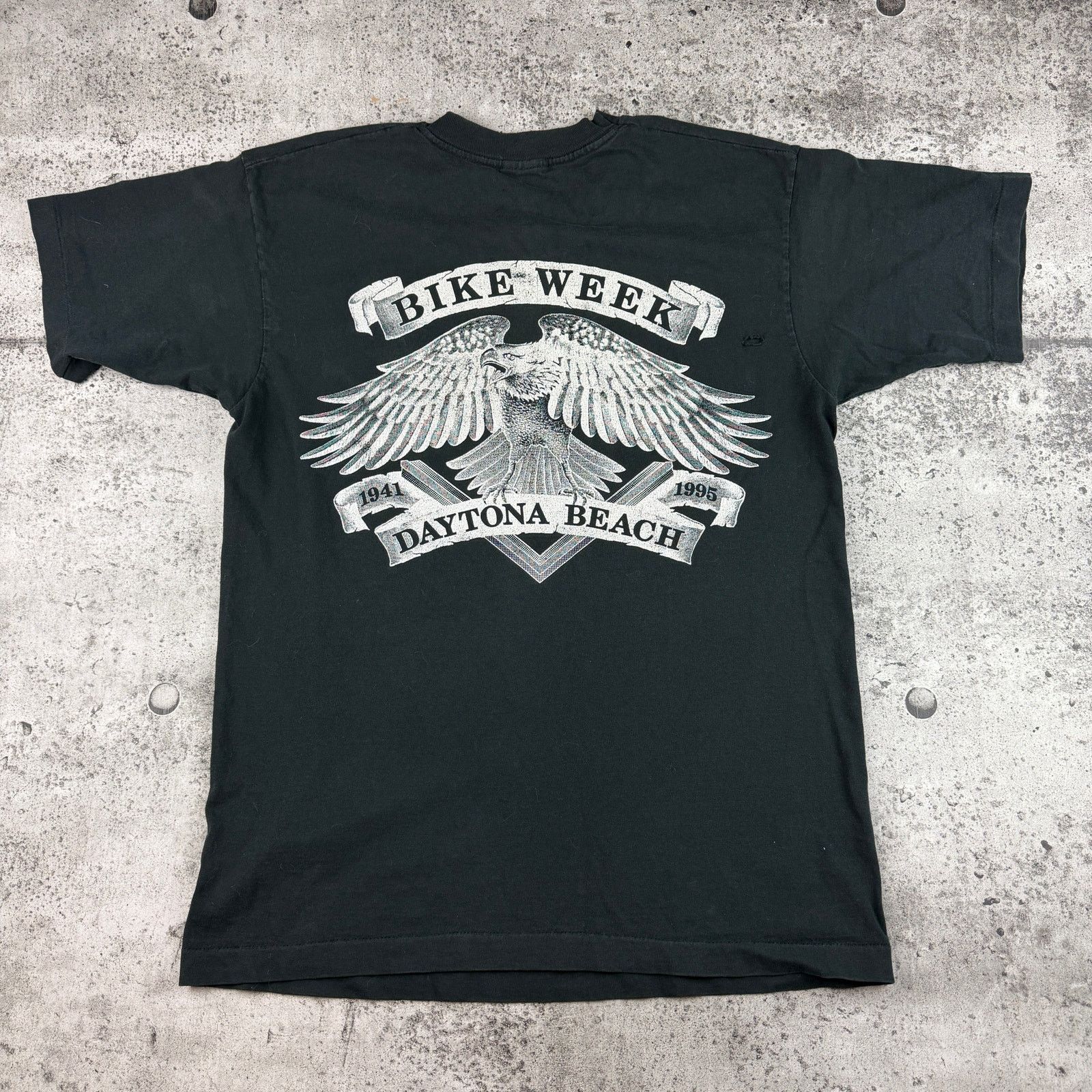 Fruit Of The Loom Vintage Dayton Bike Week 1995 Size Large 90s Biker Shirt Size US L / EU 52-54 / 3 - 2 Thumbnail