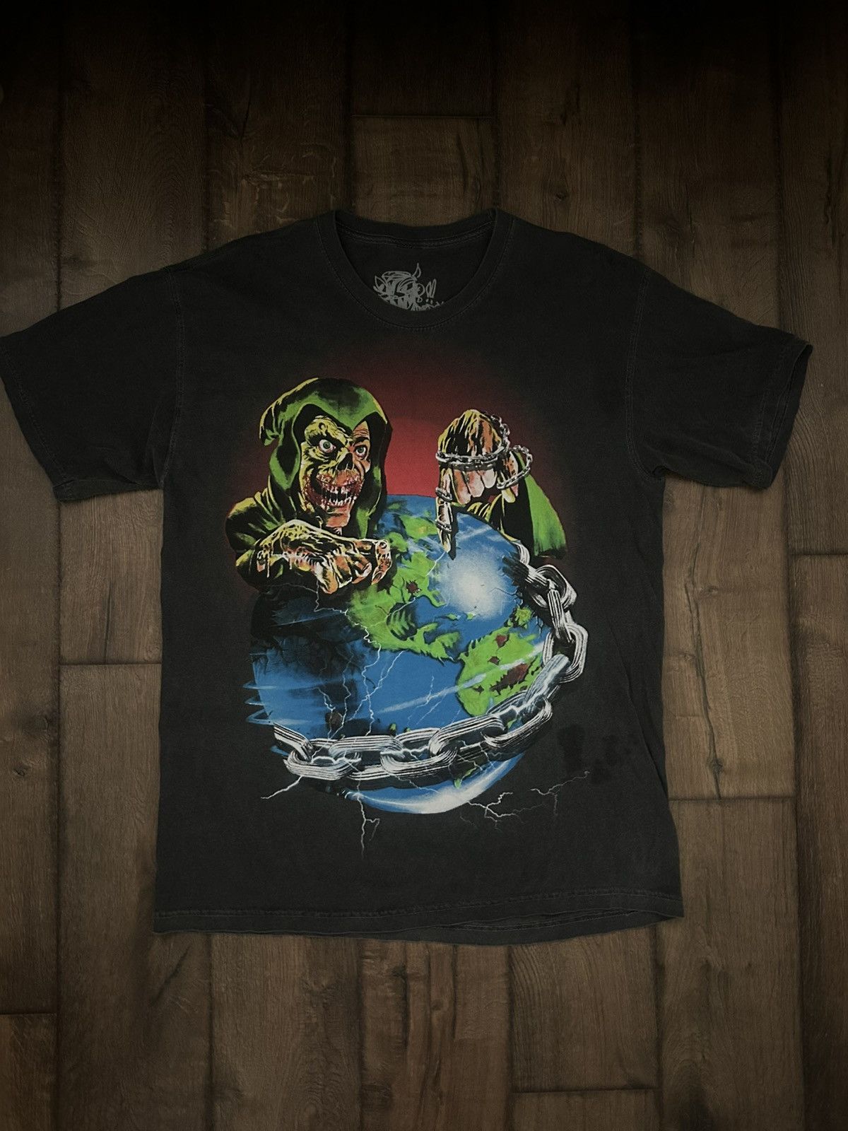 Vintage Hard Jewelry VINTAGE 'THE WORLD IS MINE' TEE Large Size US L / EU 52-54 / 3 - 1 Thumbnail