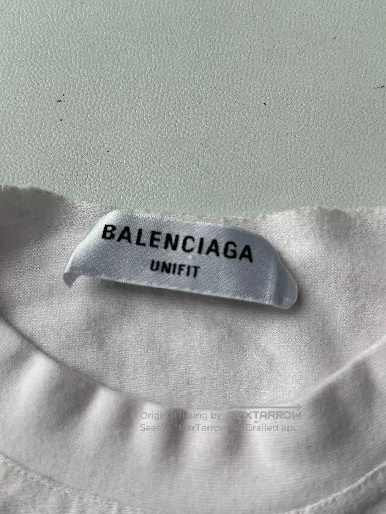 Balenciaga Balenciaga Chest Logo Short Sleeve Size US S / EU 44-46 / 1 - 2 Thumbnail