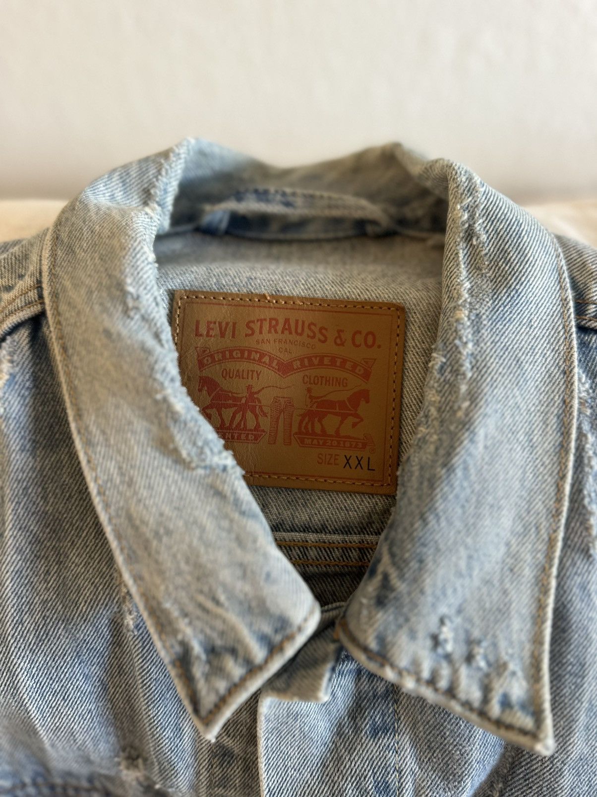 Travis Scott Travis Scott Birds in the Trap Sing Mcknight Denim Jacket Size US XXL / EU 58 / 5 - 11 Thumbnail