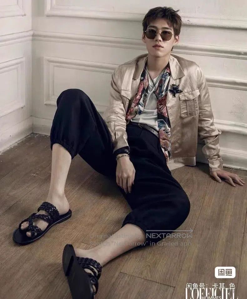 Saint Laurent Paris Saint Laurent Paris Woven Slippers Sandals Size US 7 / EU 40 - 2 Thumbnail