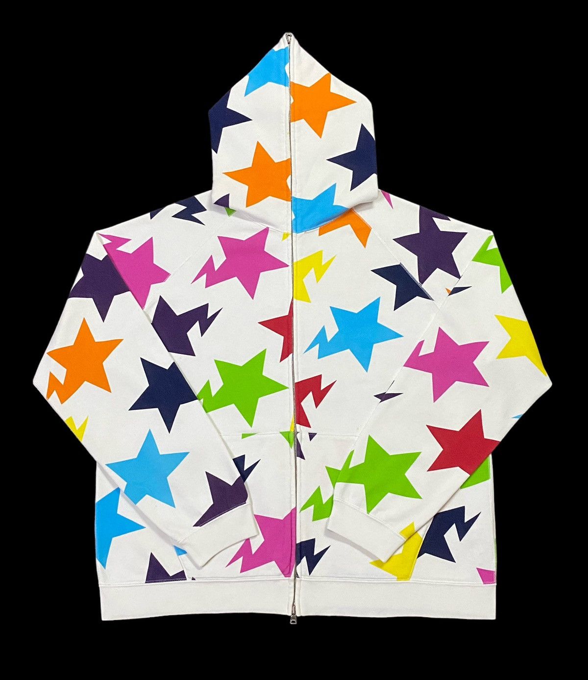 Bape Bape Sta Pattern Full Zip Hoodie Size US L / EU 52-54 / 3 - 5 Thumbnail
