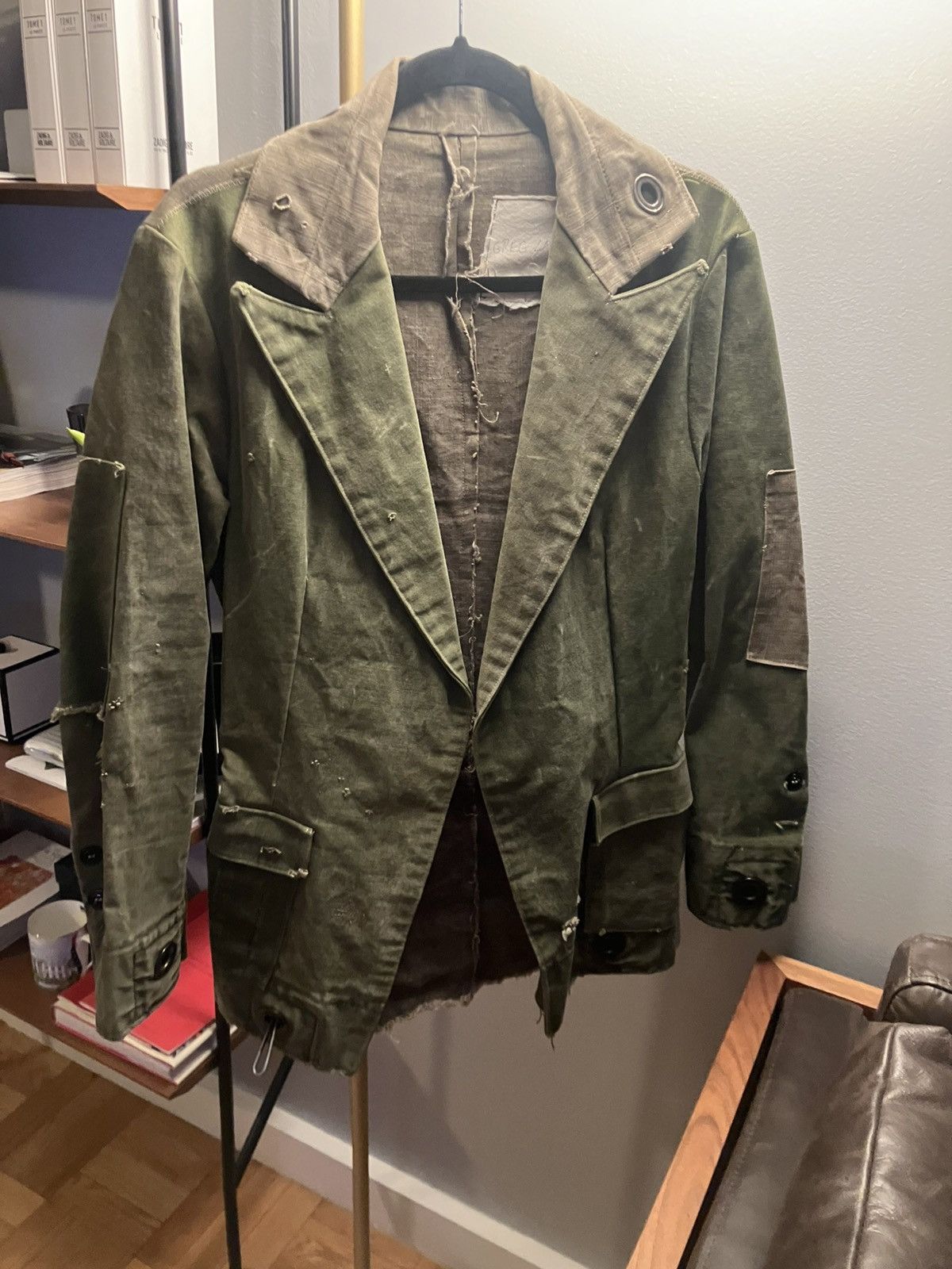 Greg Lauren Greg Lauren Vintage Military Tent Jacket Size 48R - 1 Thumbnail