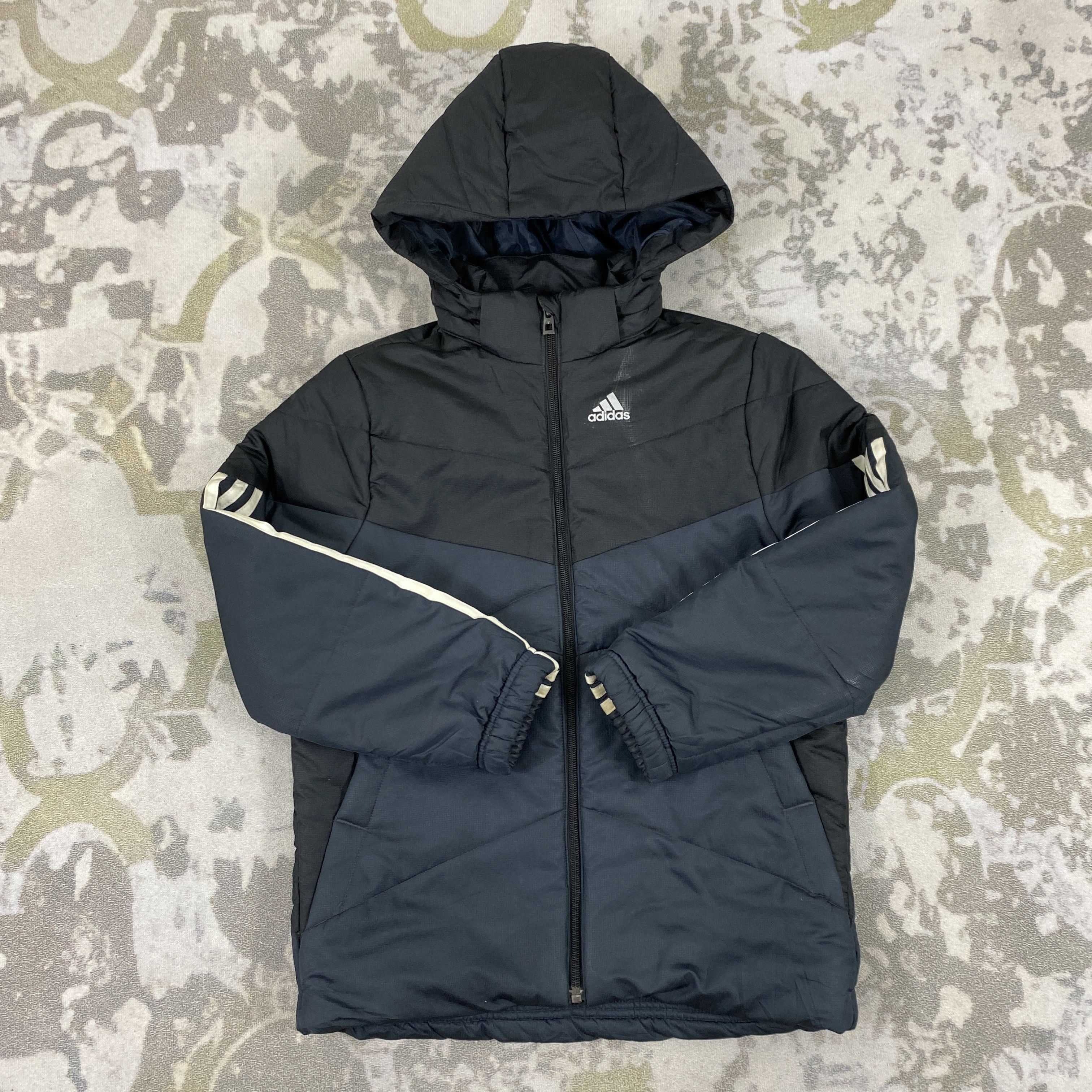 Adidas Adidas Black Puffer Small Jacket- J390 Size US S / EU 44-46 / 1 - 4 Thumbnail