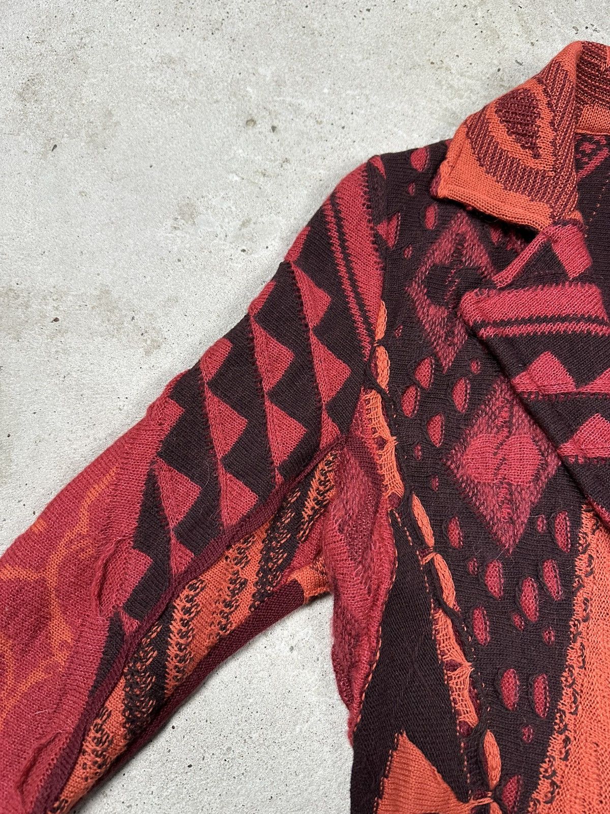 Coogi × Vintage Vintage Y2K Coogi Style Wool Viscose Knit Cardigan Sweater Size US XS / EU 42 / 0 - 7 Thumbnail