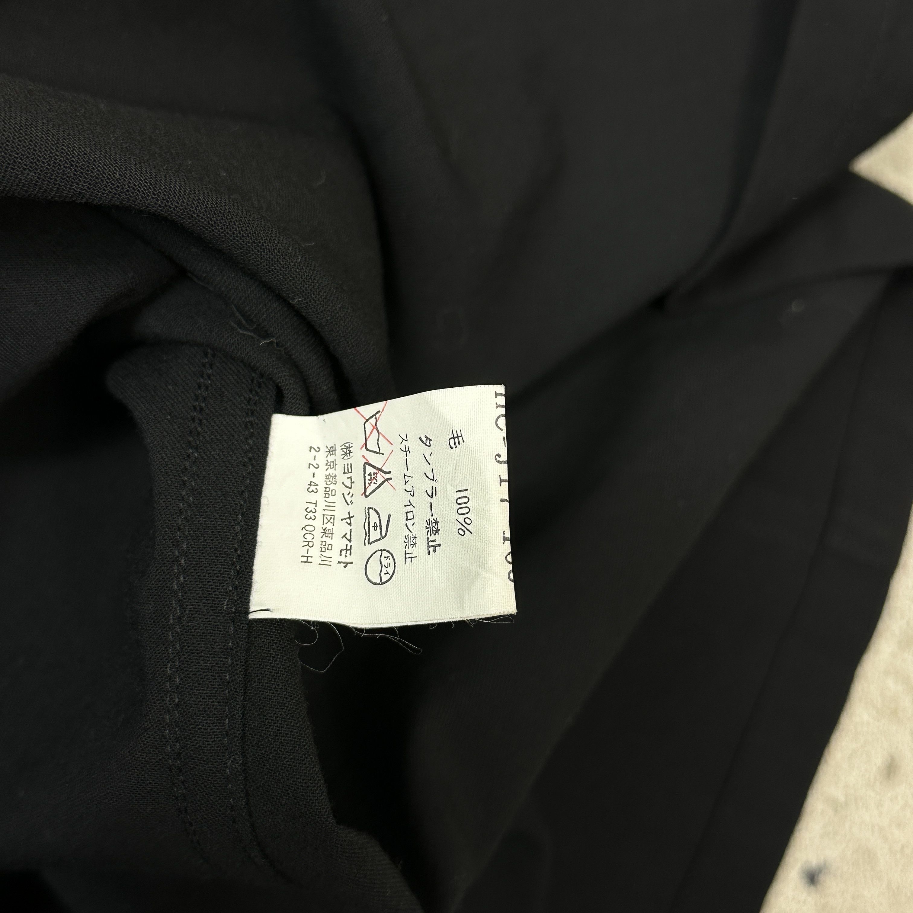 Yohji Yamamoto Vintage Avant-Garde Woolen Y’s Yohji Yamamoto Japanese Coat Size M / US 6-8 / IT 42-44 - 10 Thumbnail