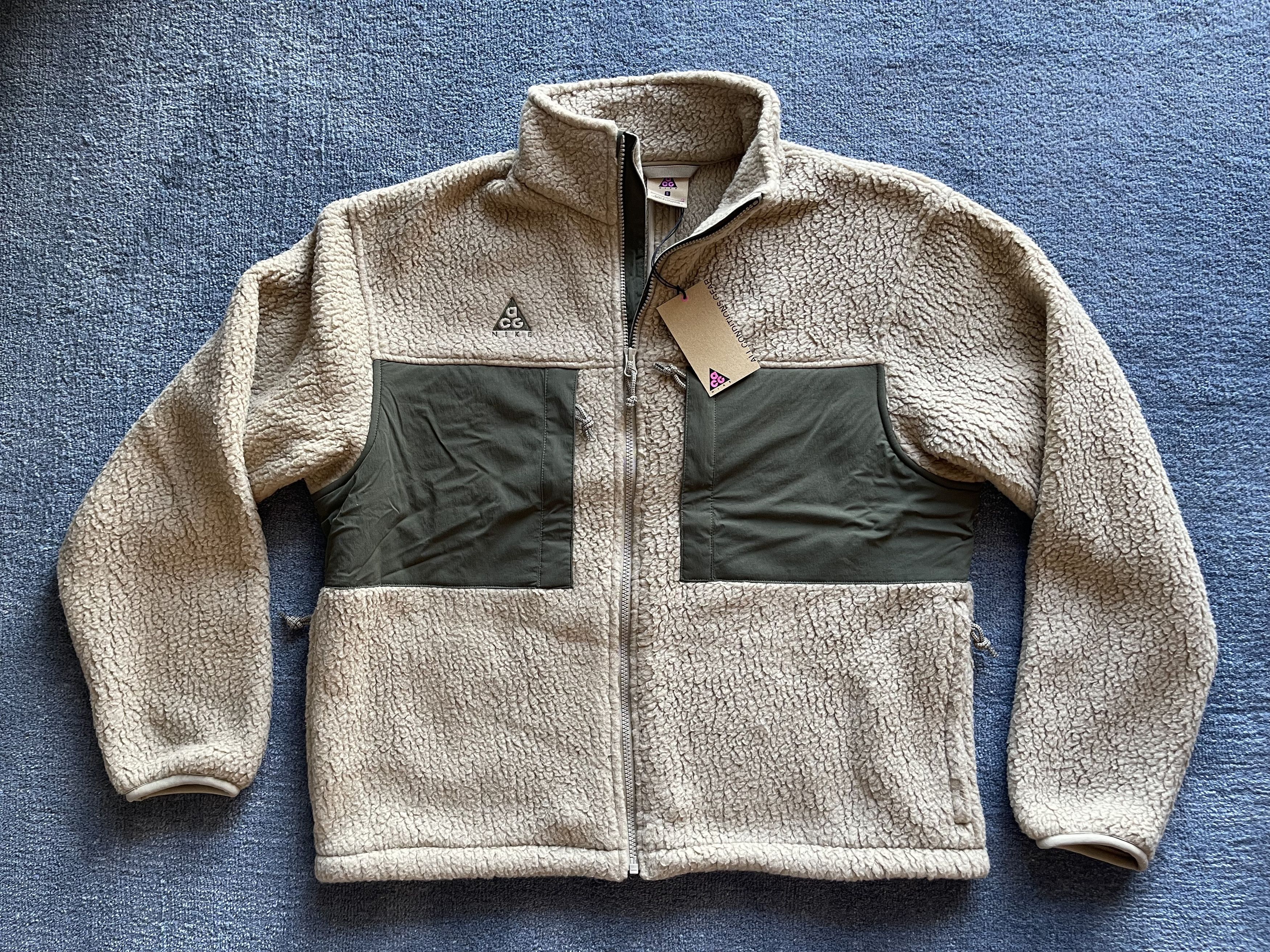 Nike ACG Nike ACG Microfleece Jacket Khaki Cargo Small Medium Size US S / EU 44-46 / 1 - 1 Thumbnail
