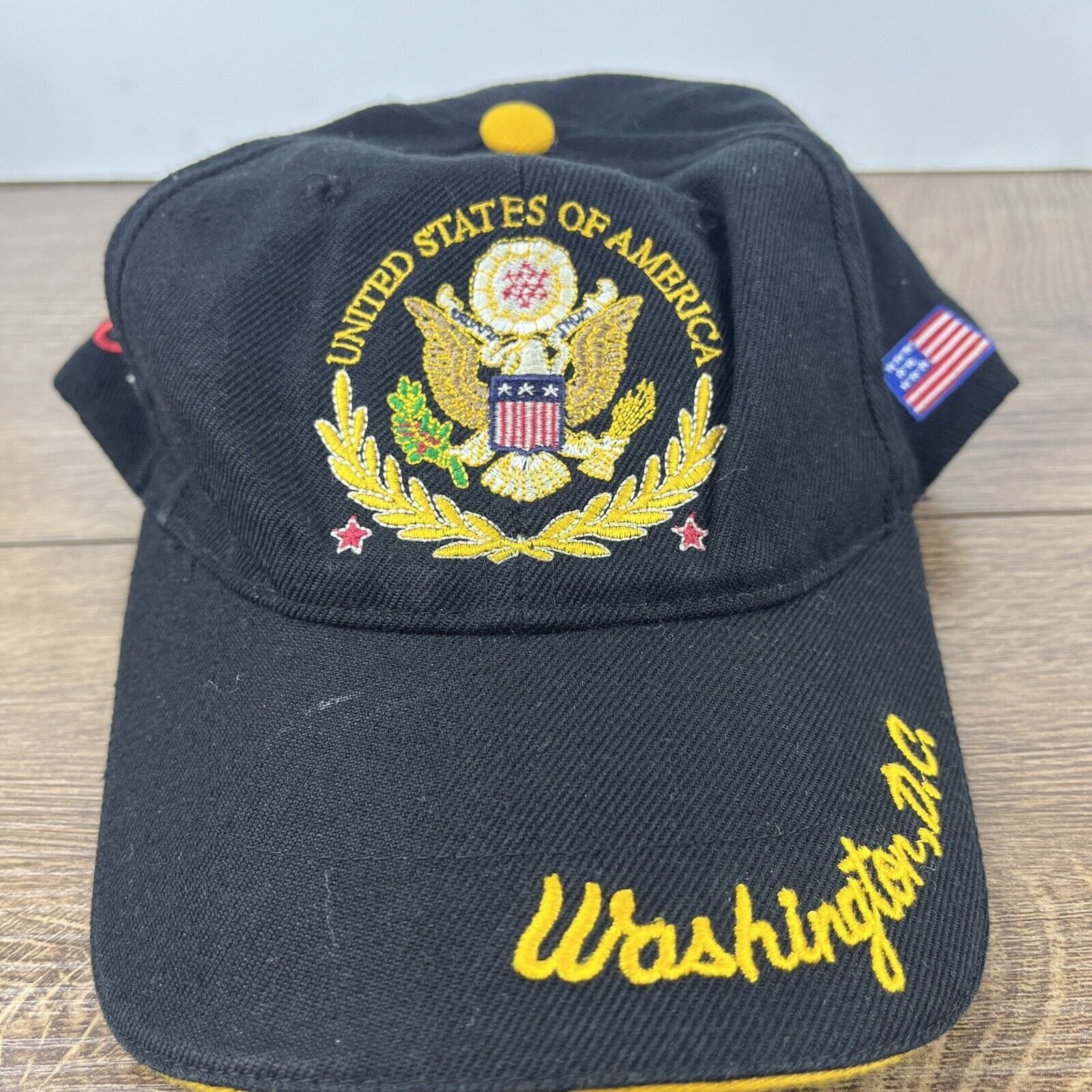 Other Washington DC Hat United States DC Black Hat Adjustable Adul Size ONE SIZE - 5 Thumbnail