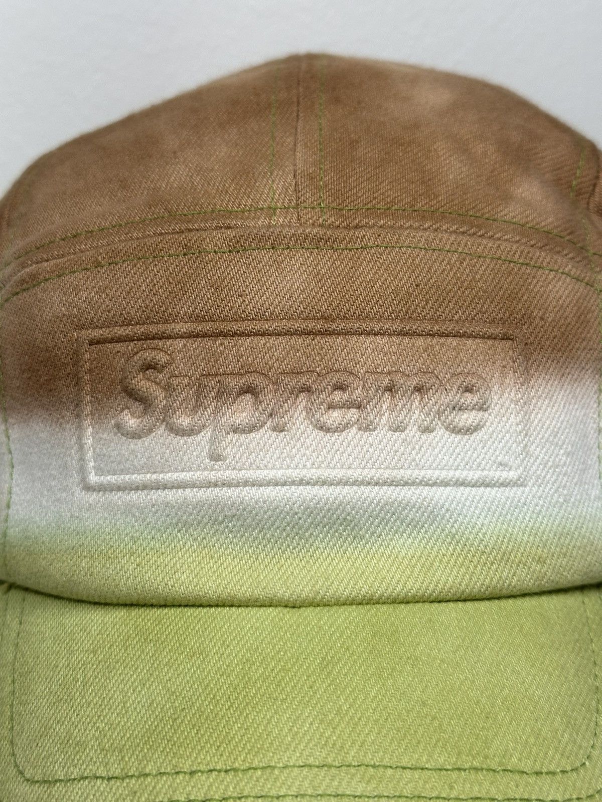 Supreme Supreme Embossed Denim Camp Cap Size ONE SIZE - 2 Thumbnail