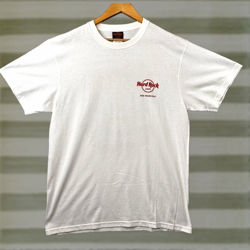 Hard Rock Cafe T-shirt Hard Rock Cafe size L white *San Francisco