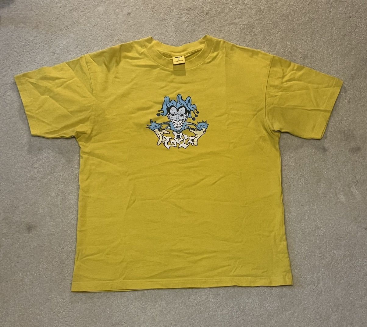 Golf Wang Golf Wang Yellow Yester Tshirt Mens Medium Tyler The Creator Size US M / EU 48-50 / 2 - 1 Thumbnail