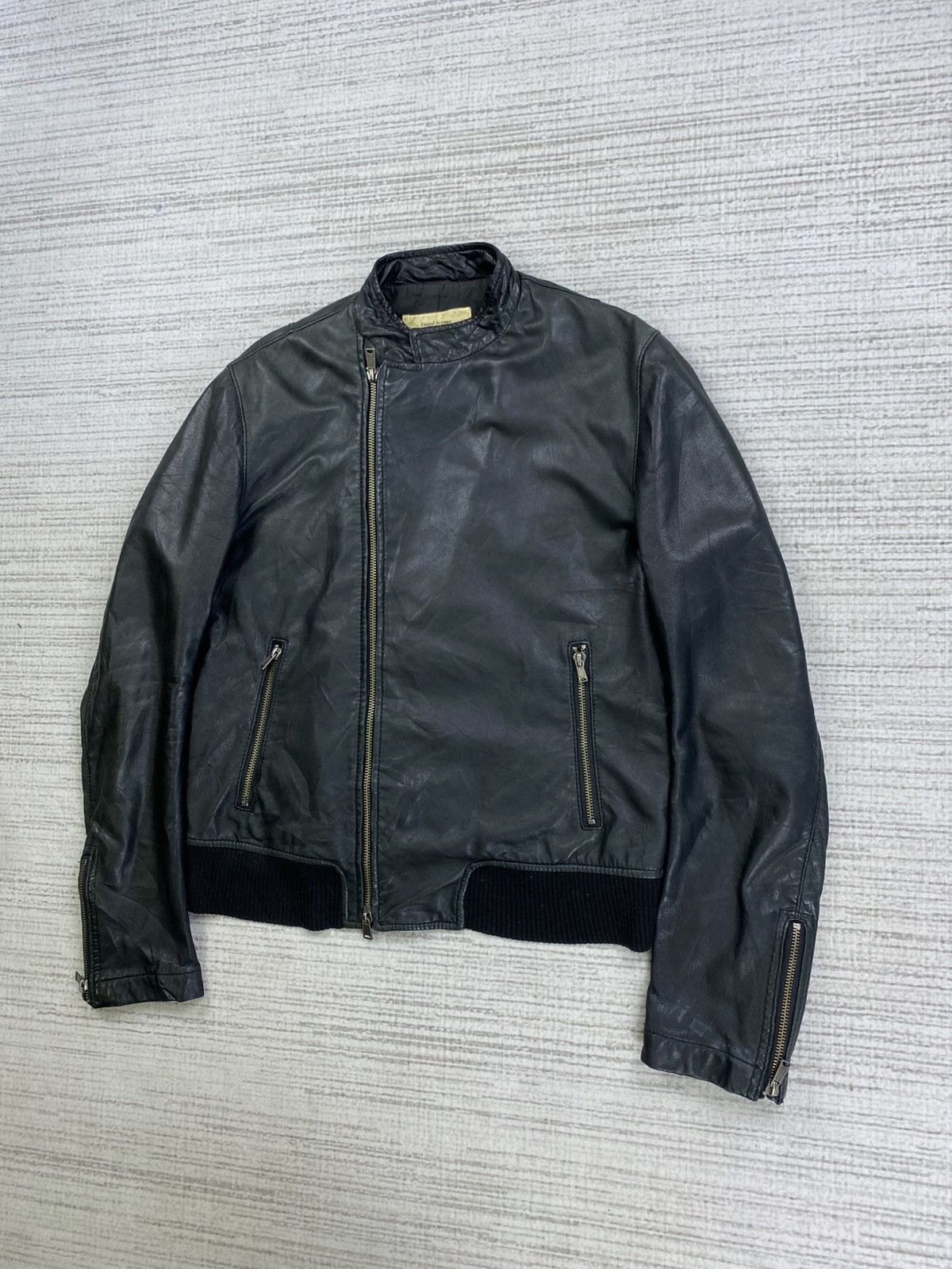 United Arrows × Vintage Vintage United Arrows White Label Leather Jacket Size US M / EU 48-50 / 2 - 4 Thumbnail