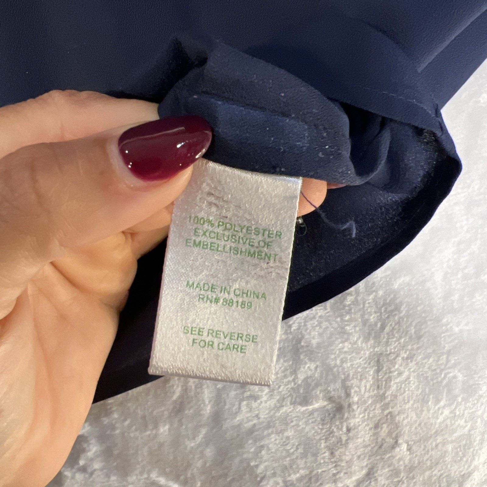Lilly Pulitzer Lily Pulitzer Navy & Gold Studded Cold Shoulder Top - Size L / US 10 / IT 46 - 3 Thumbnail