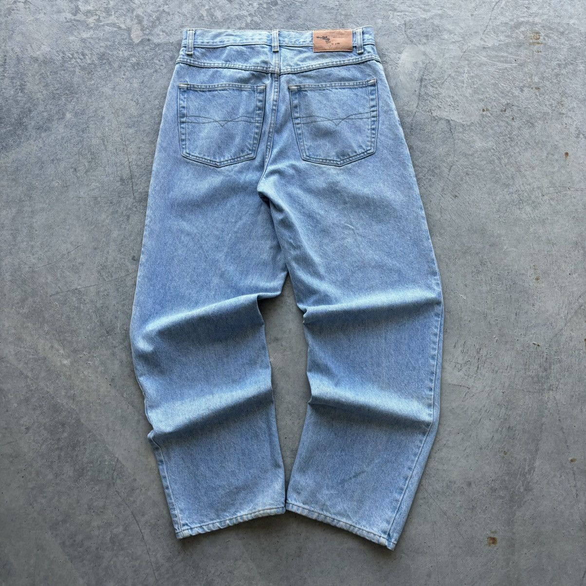 Anchor Blue × Vintage Vintage Anchor Blue Baggy Jeans Size US 33 - 2 Thumbnail