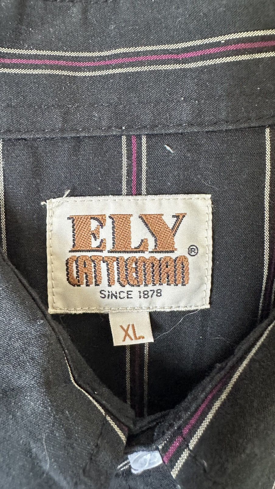Vintage VINTAGD ELY CATTLEMAN WESTERN SHIRT Size US XL / EU 56 / 4 - 6 Thumbnail
