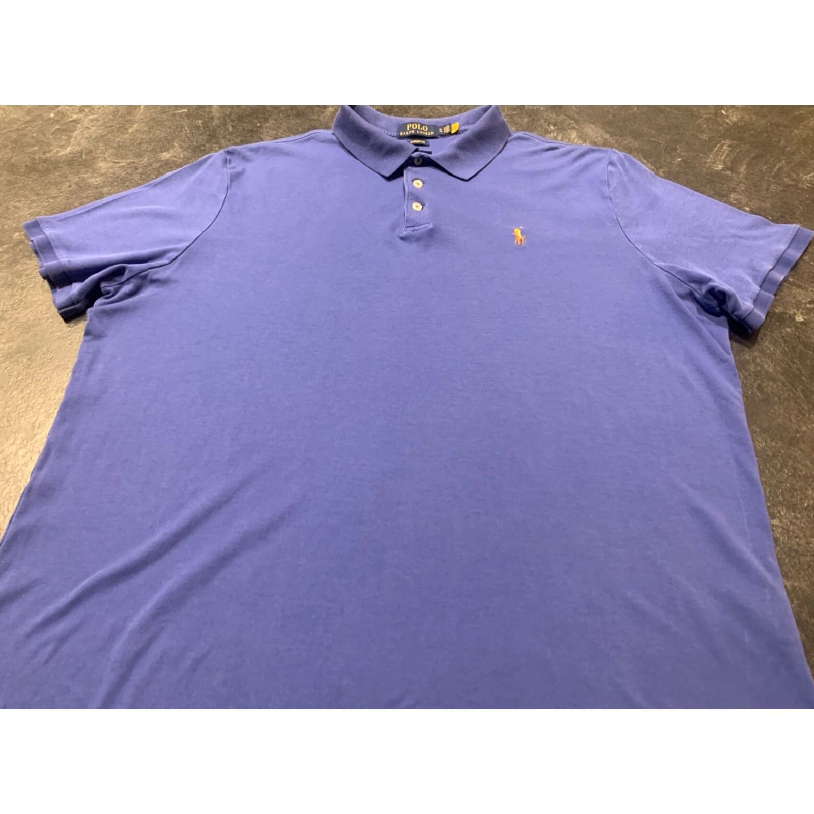 Ralph Lauren Ralph Lauren Golf Polo Shirt Mens XL Blue Solid Short Sleeve Size US XL / EU 56 / 4 - 2 Thumbnail