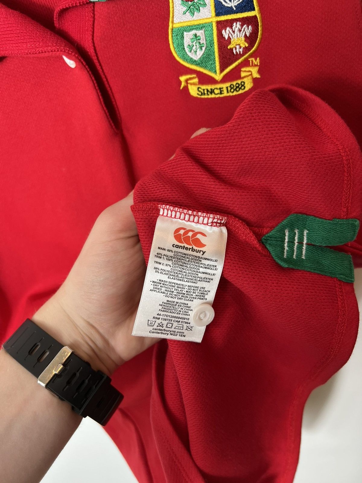 Canterbury of New Zealand Vintage Canterbury British & Irish Lions Rugby T-shirt Women Size M / US 6-8 / IT 42-44 - 6 Thumbnail