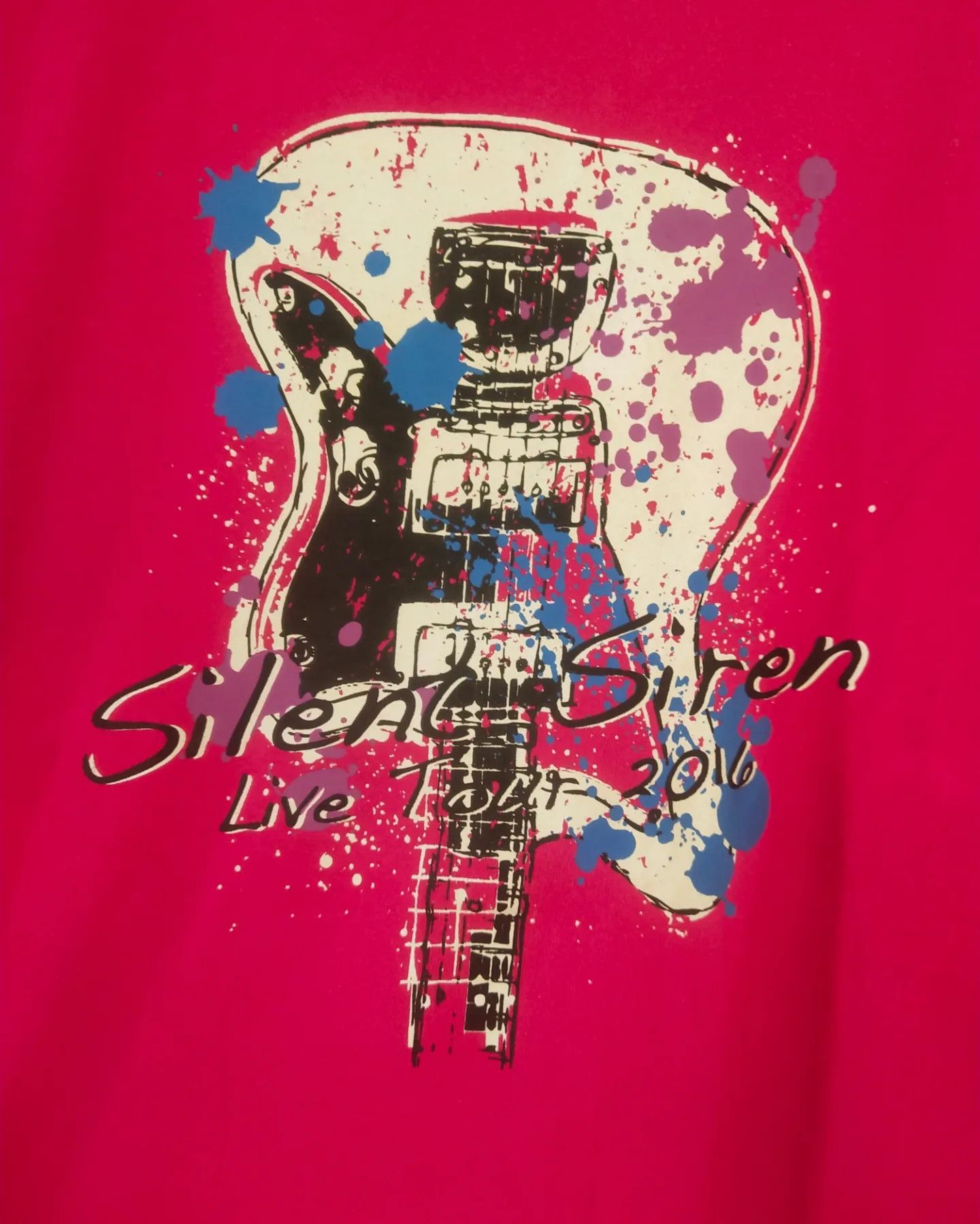 Band Tees Silent Siren Live Tour 2016 Pink Band Tee Japan Size US L / EU 52-54 / 3 - 2 Thumbnail