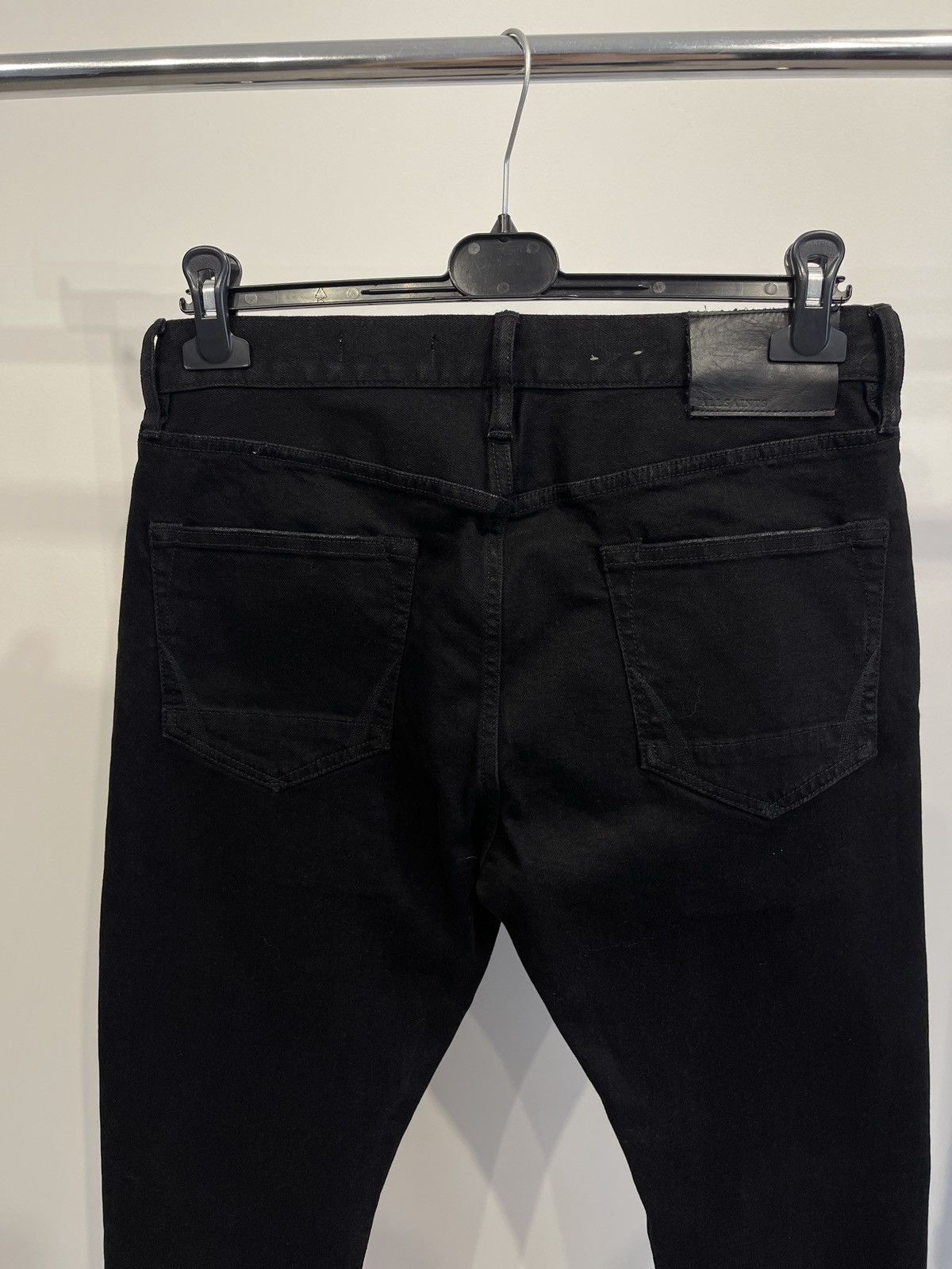 Allsaints Allsaints men’s black denim jeans 30 Size US 30 / EU 46 - 5 Thumbnail