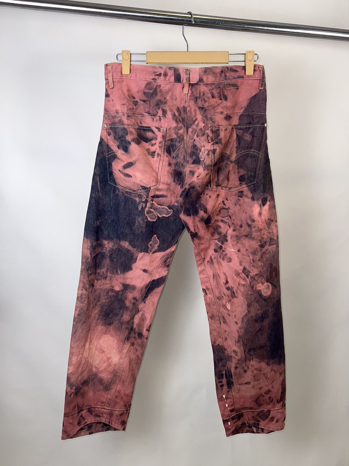 Levi's Vintage Levi’s engineer jeans denim acid wash Size US 34 / EU 50 - 1 Thumbnail
