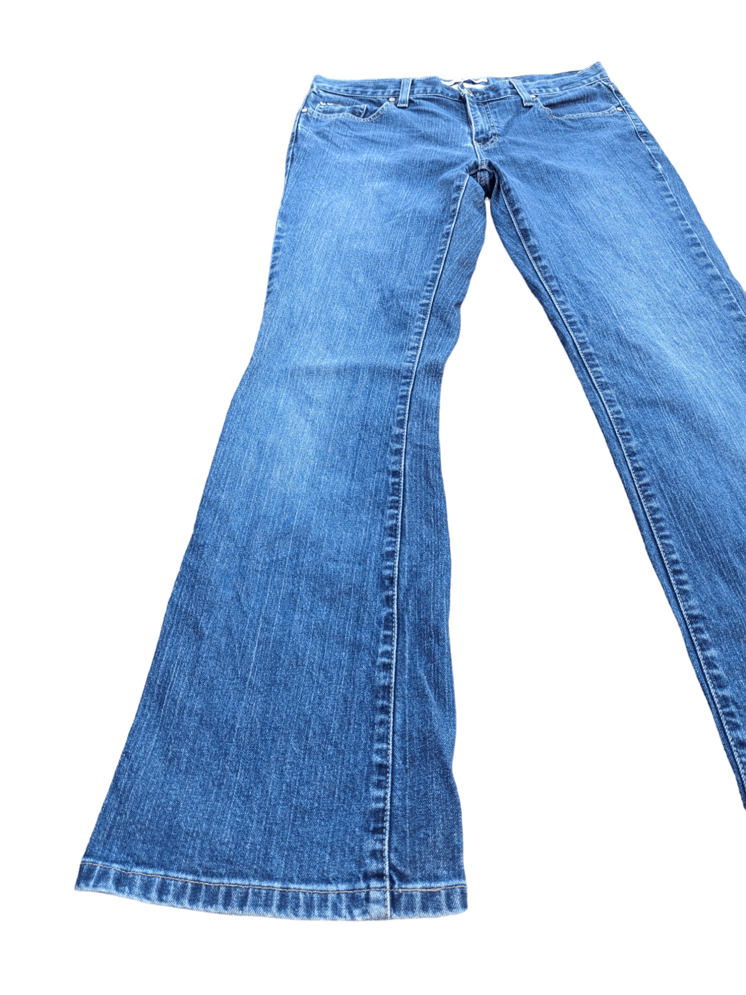 image of Hype x Tommy Hilfiger Flare Jeans Tommy Hilfiger Low Rise Flare Jeans in Blue Denim, Men's (Size 31