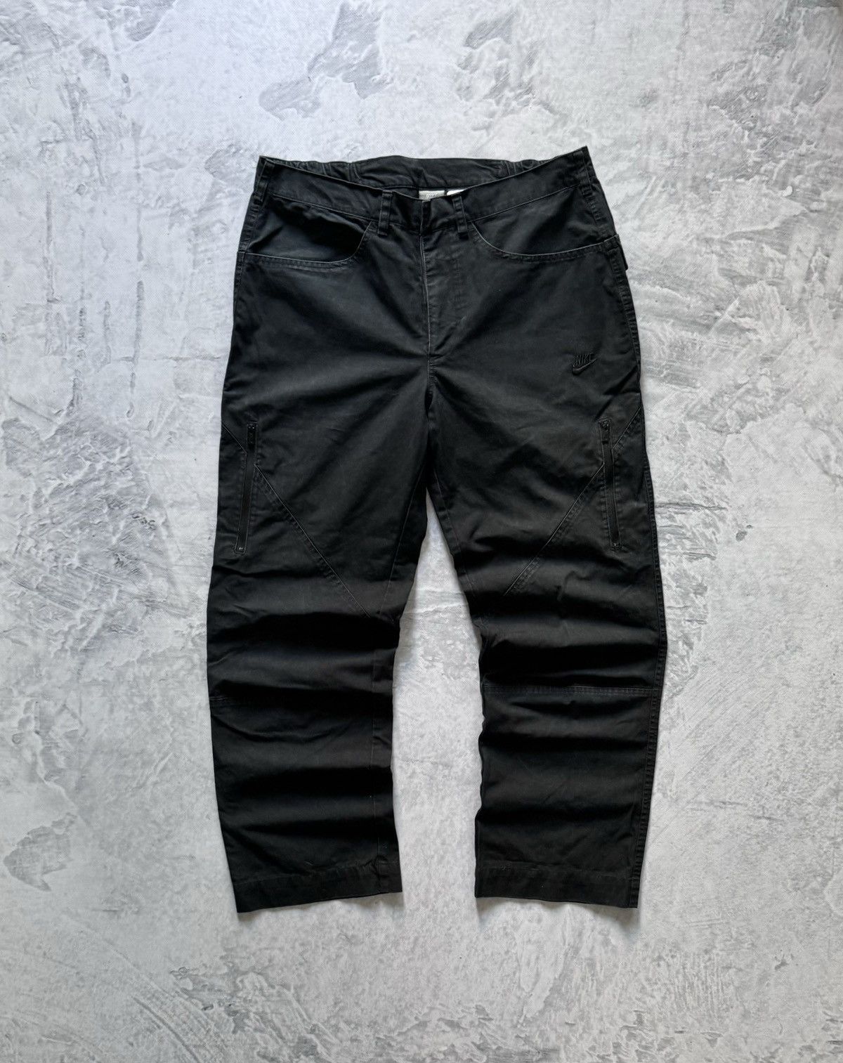 Nike × Vintage 00s Nike Vintage Cargo Baggy Pants Y2K Size US 32 / EU 48 - 1 Thumbnail