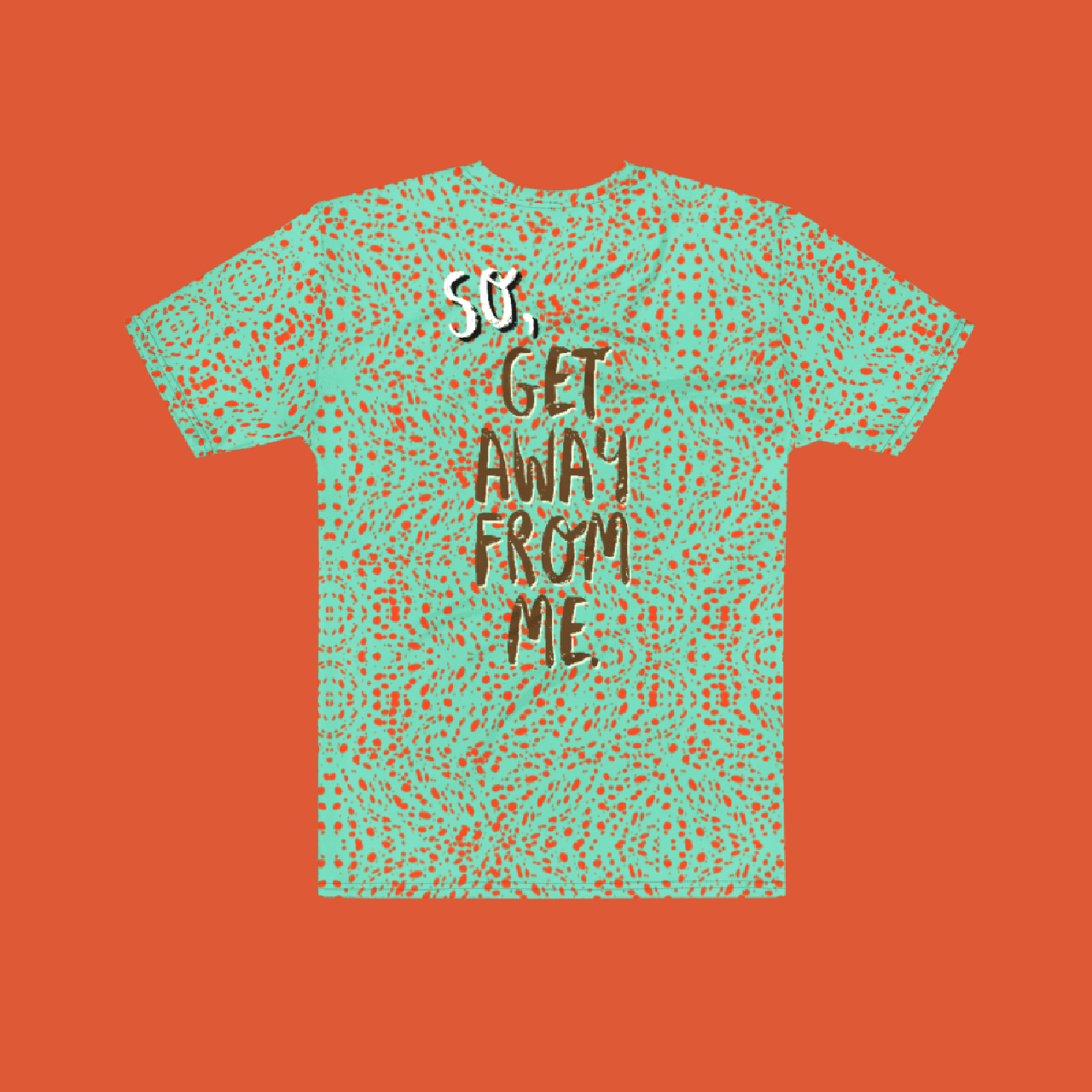 Other ‘I Have Measles’ T-Shirt (in Orange + Greent/Mint) Size US XXL / EU 58 / 5 - 3 Thumbnail