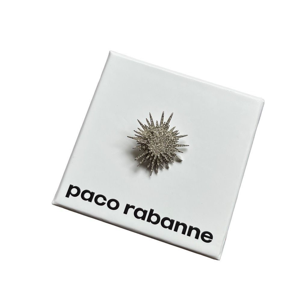 Paco Rabanne PACO RABANNE Crystal Sun Earring in Silver & Crystal Size ONE SIZE - 3 Thumbnail