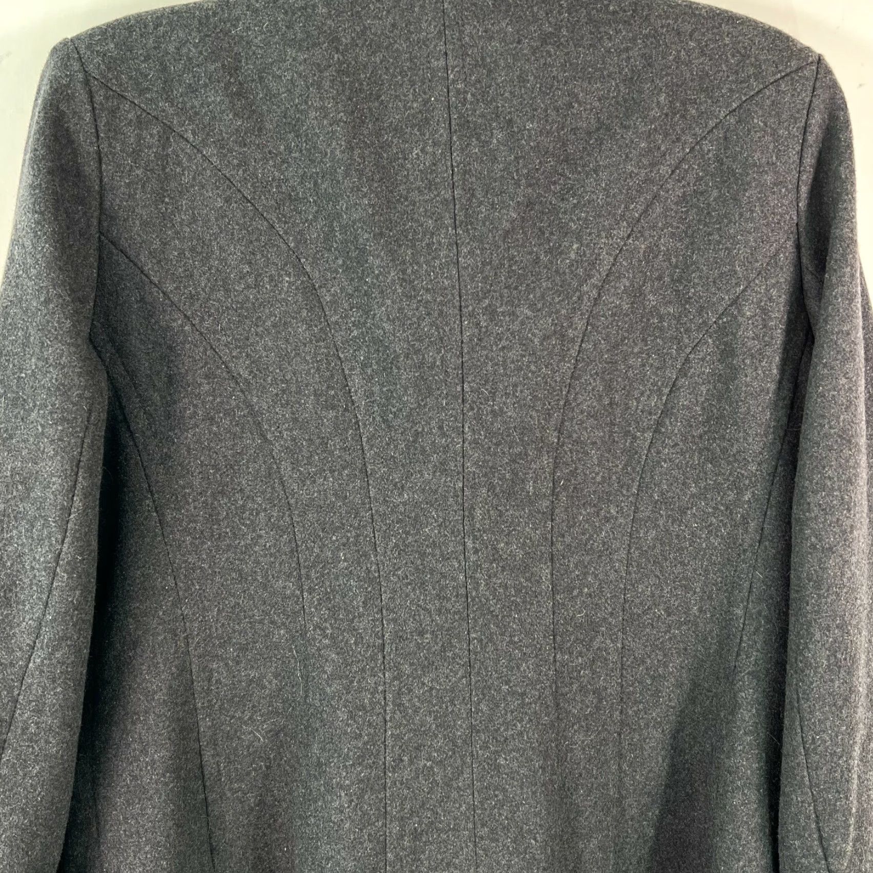 Laundry by Shelli Segal Laundry by Shelli Segal Womens Pea Coat Coat Grey Wool Blend Size 14 Vintage? No. Size XL / US 12-14 / IT 48-50 - 4 Thumbnail