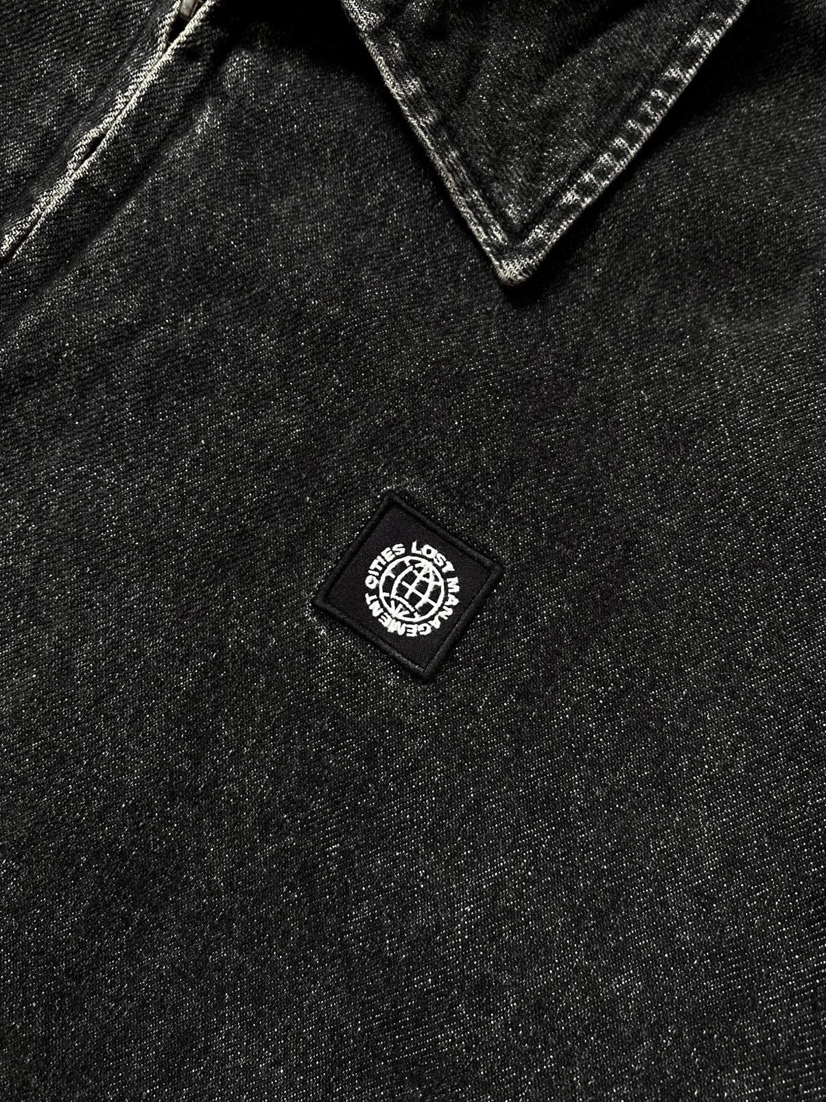 Other LMC WASHED DENIM COACH JACKET BLACK Size US M / EU 48-50 / 2 - 6 Thumbnail