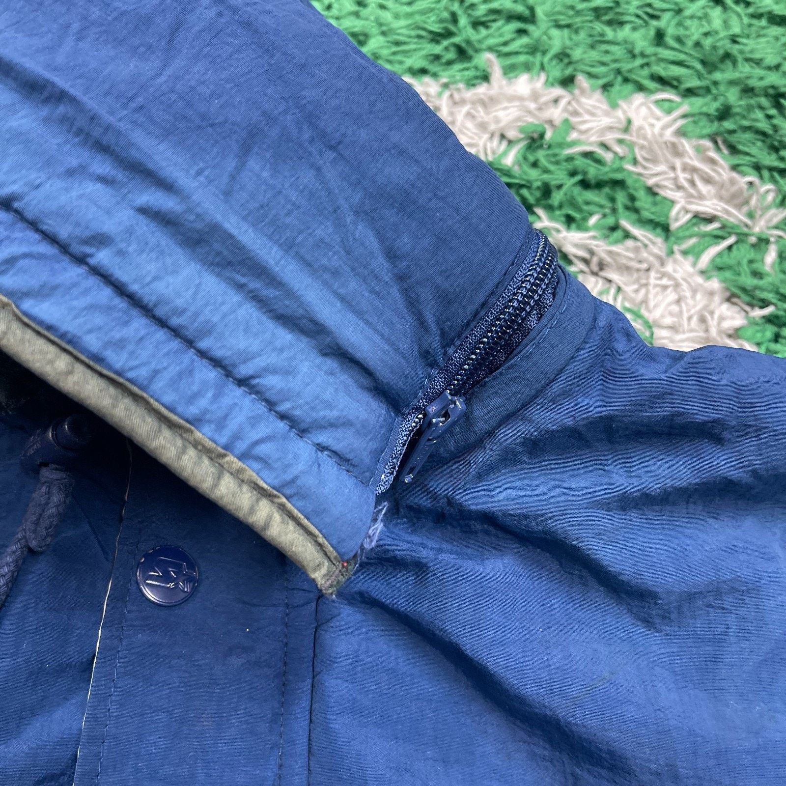 Starter × Vintage Vintage 90s Starter Puffer Parka Jacket blue grunge Medium Size US M / EU 48-50 / 2 - 5 Thumbnail