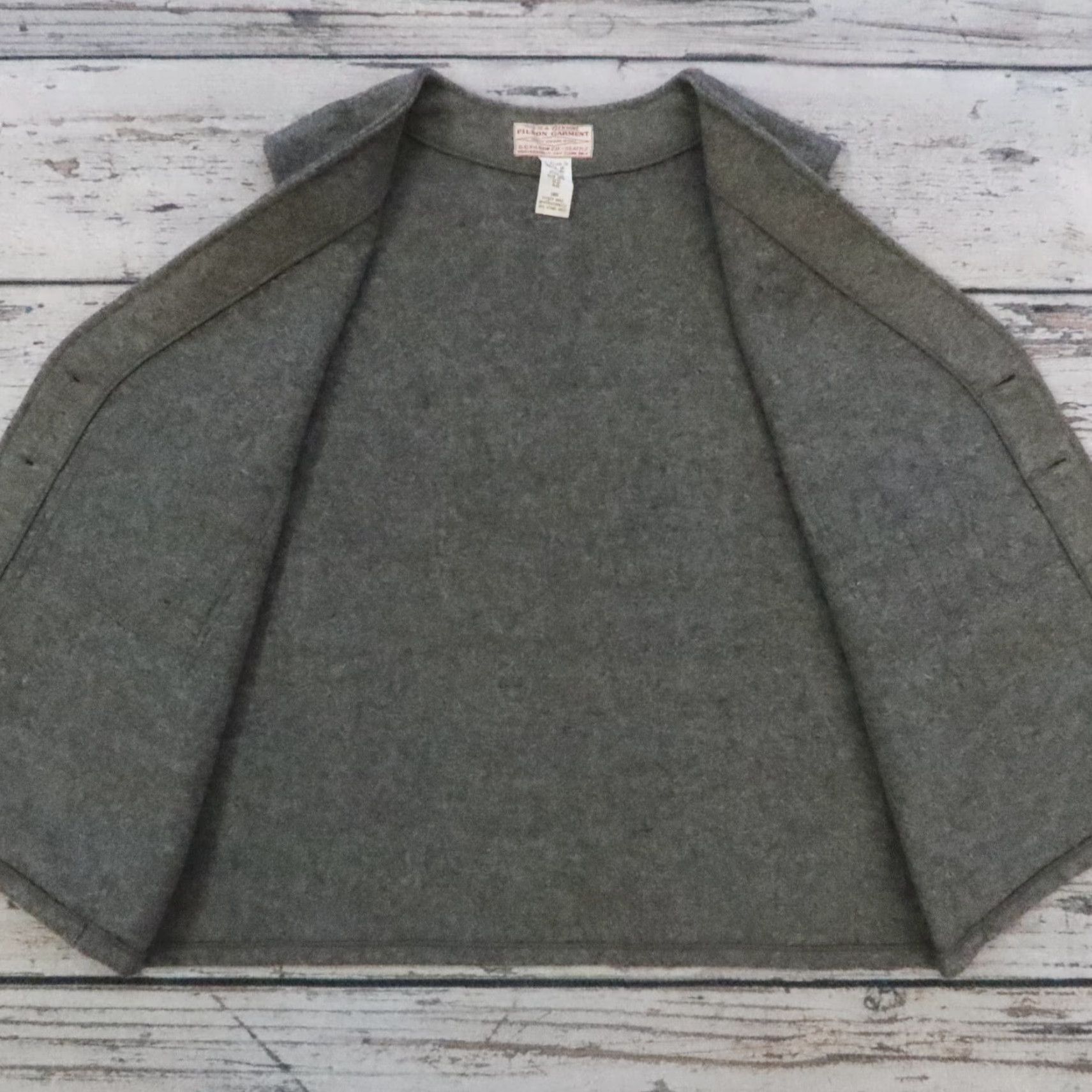Filson Vintage Filson Style 20 Wool Mackinaw Cruiser Vest Mens 48 Gray New Deadstock Size US M / EU 48-50 / 2 - 5 Thumbnail