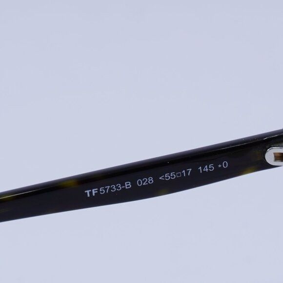 Tom Ford Tom Ford FT5733-B 028 Eyeglasses Gold 53mm Rectangle Frame Size ONE SIZE - 9 Thumbnail