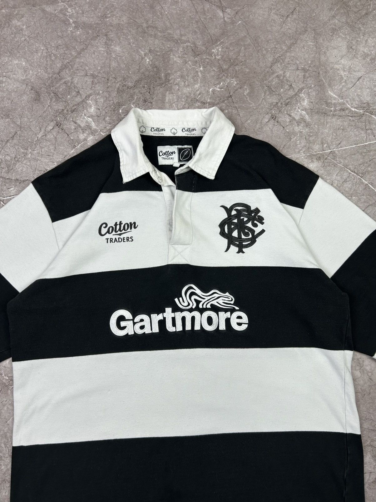 Cotton Traders × Vintage Vintage Cotton Traders Gartmore Shorts Sleeve Polo Rugby Size US L / EU 52-54 / 3 - 6 Thumbnail