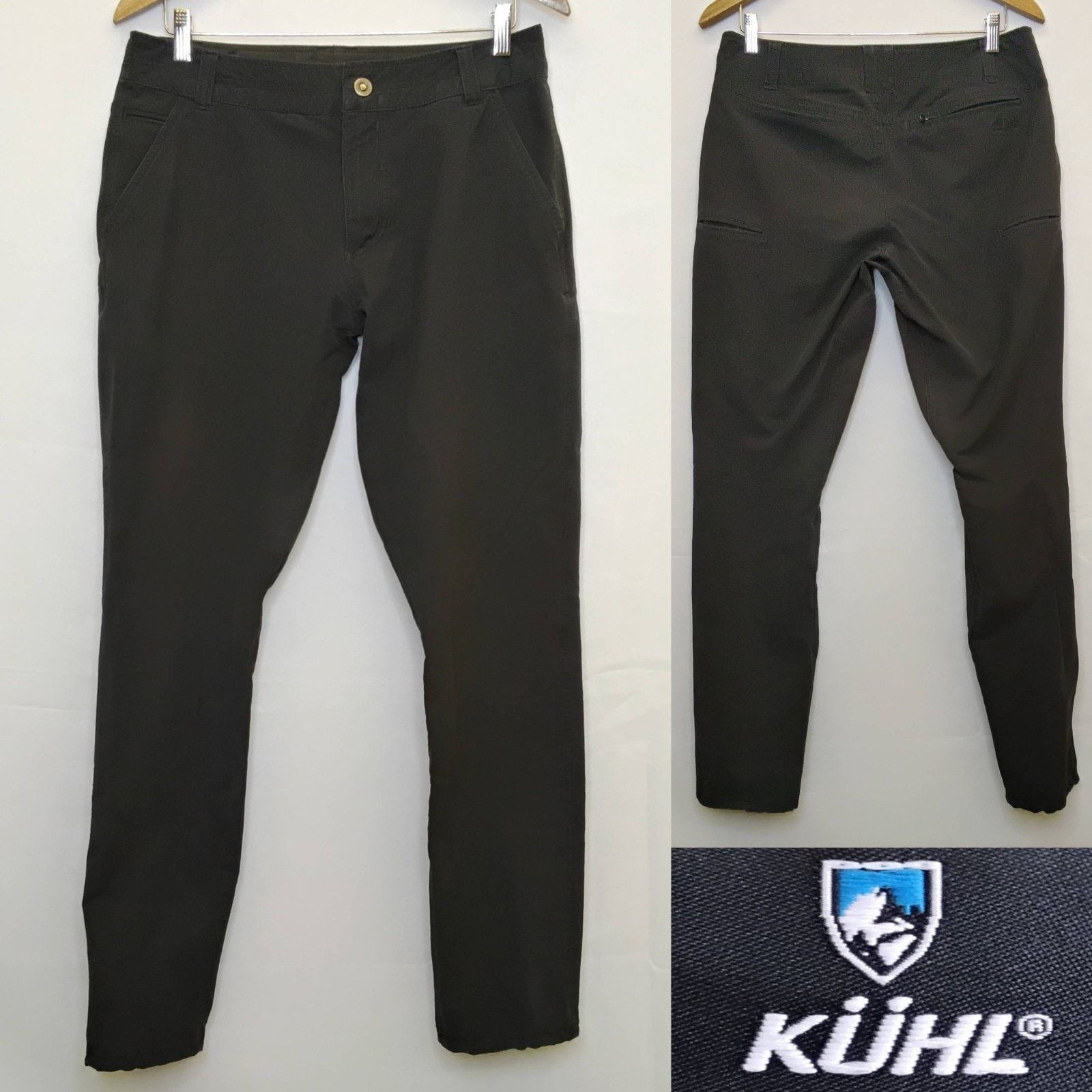 Kuhl Kuhl Resistor Chino Pants Men's 32x32 Black Stretch Denim Size US 32 / EU 48 - 1 Thumbnail