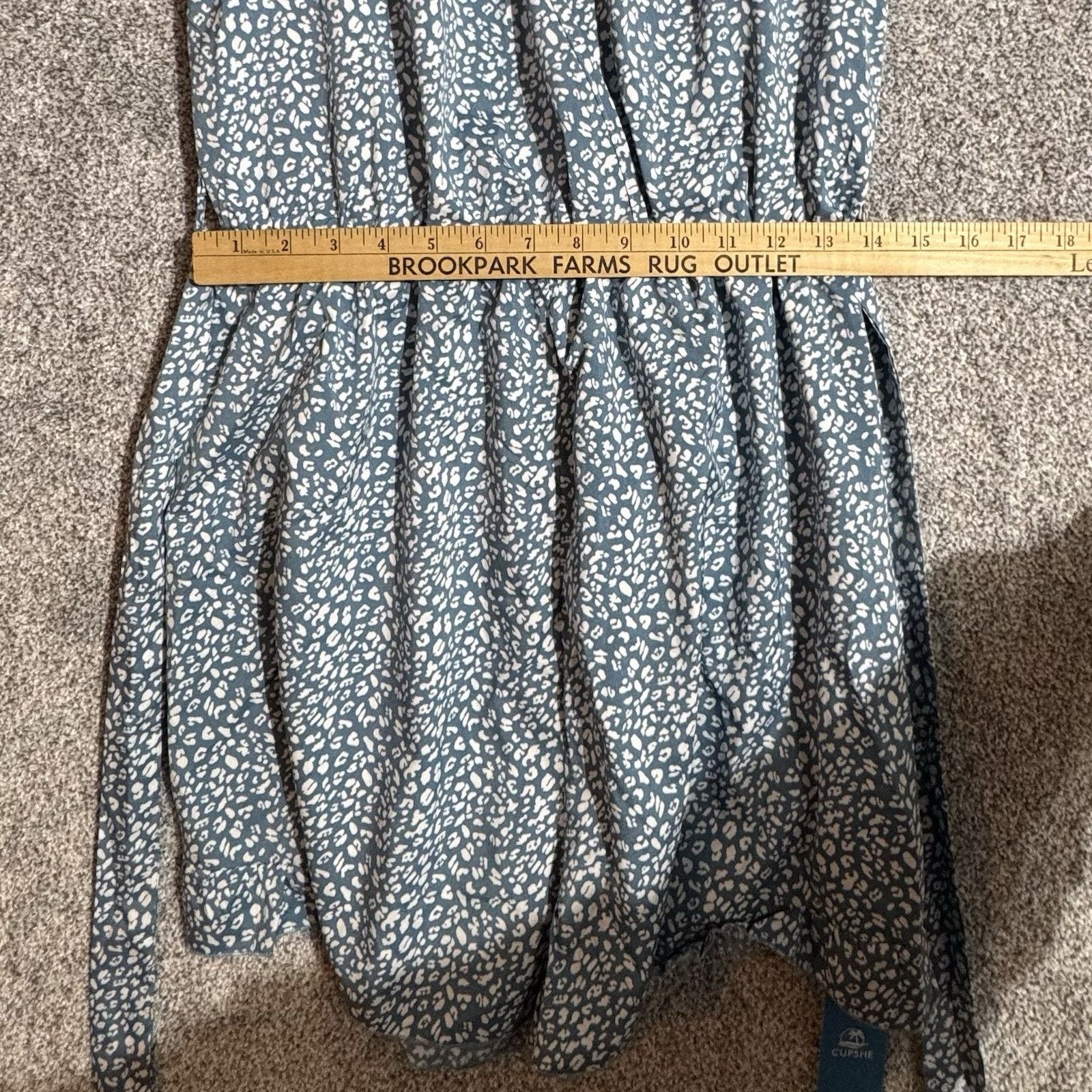 Other Romantic Dress Large Ruffle Sleeves Boho Chic Cheetah Print Size L / US 10 / IT 46 - 14 Thumbnail
