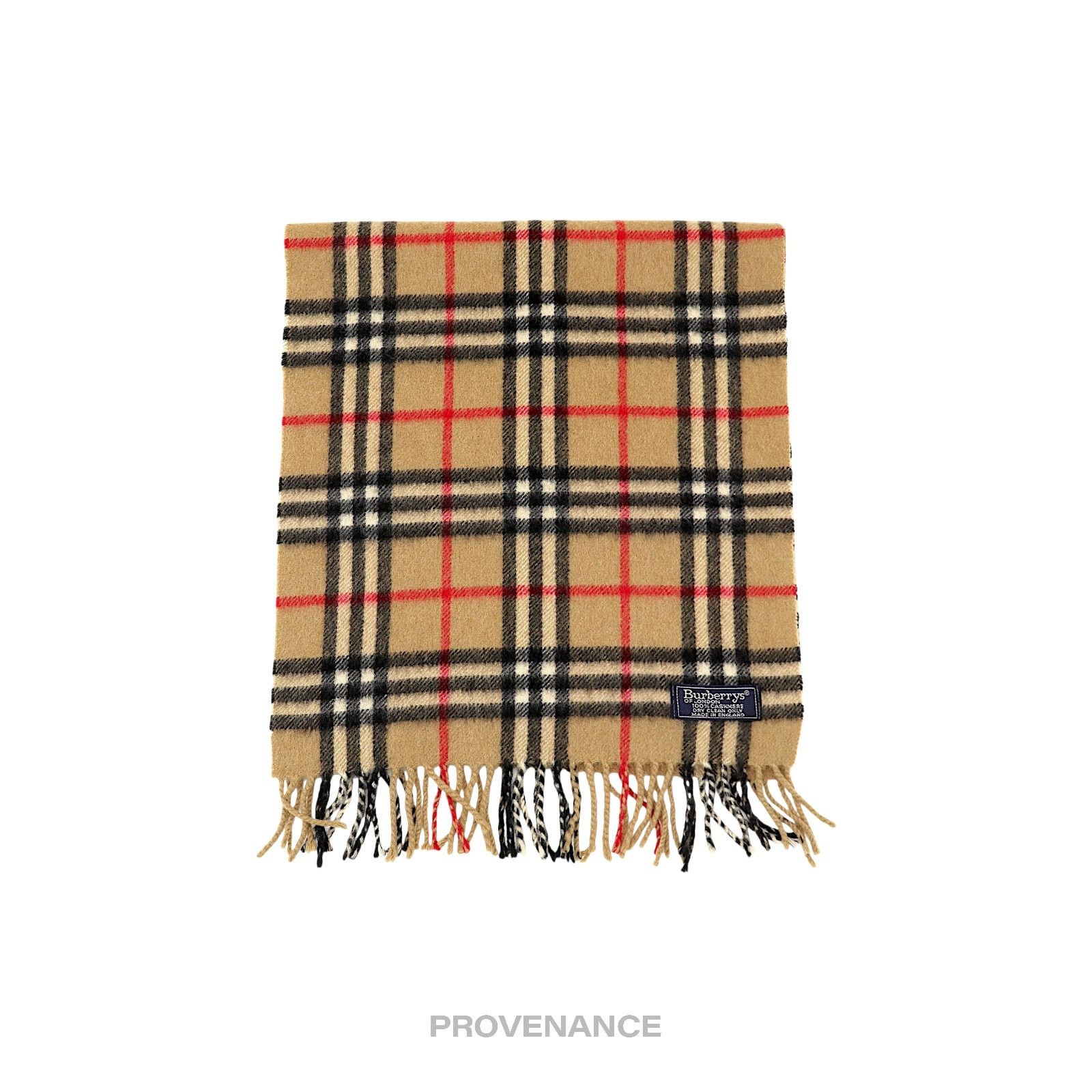 Burberry 🔴 Burberry Scarf - "Burberrys" Nova Check Cashmere Size ONE SIZE - 1 Thumbnail