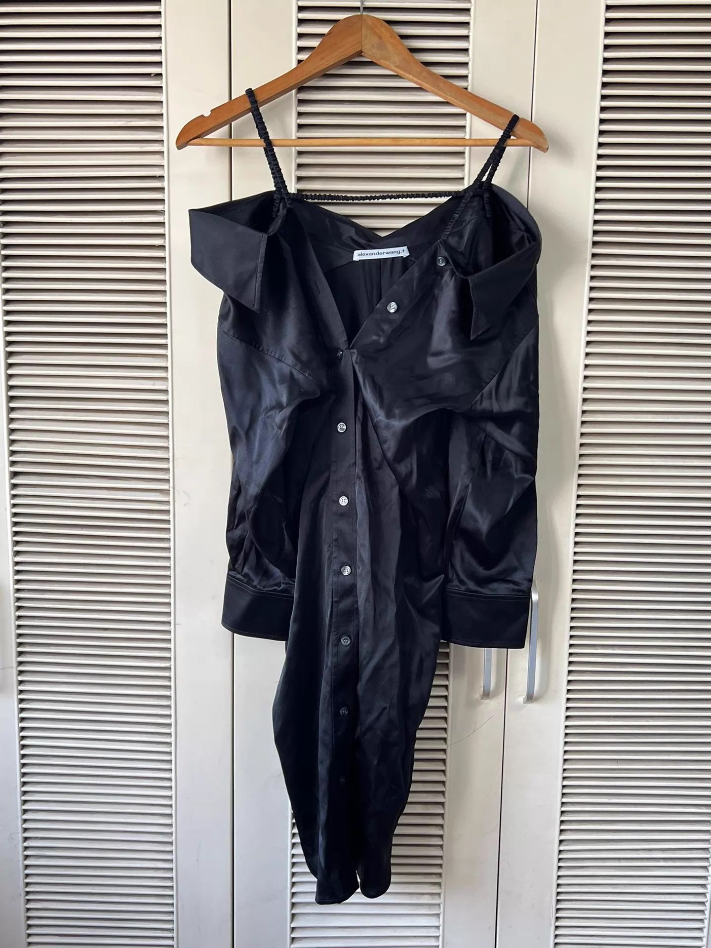 Alexander Wang Alexander Wang Black Silk Jumpsuit Size 2 Size 26" / US 2 / IT 38 - 1 Thumbnail