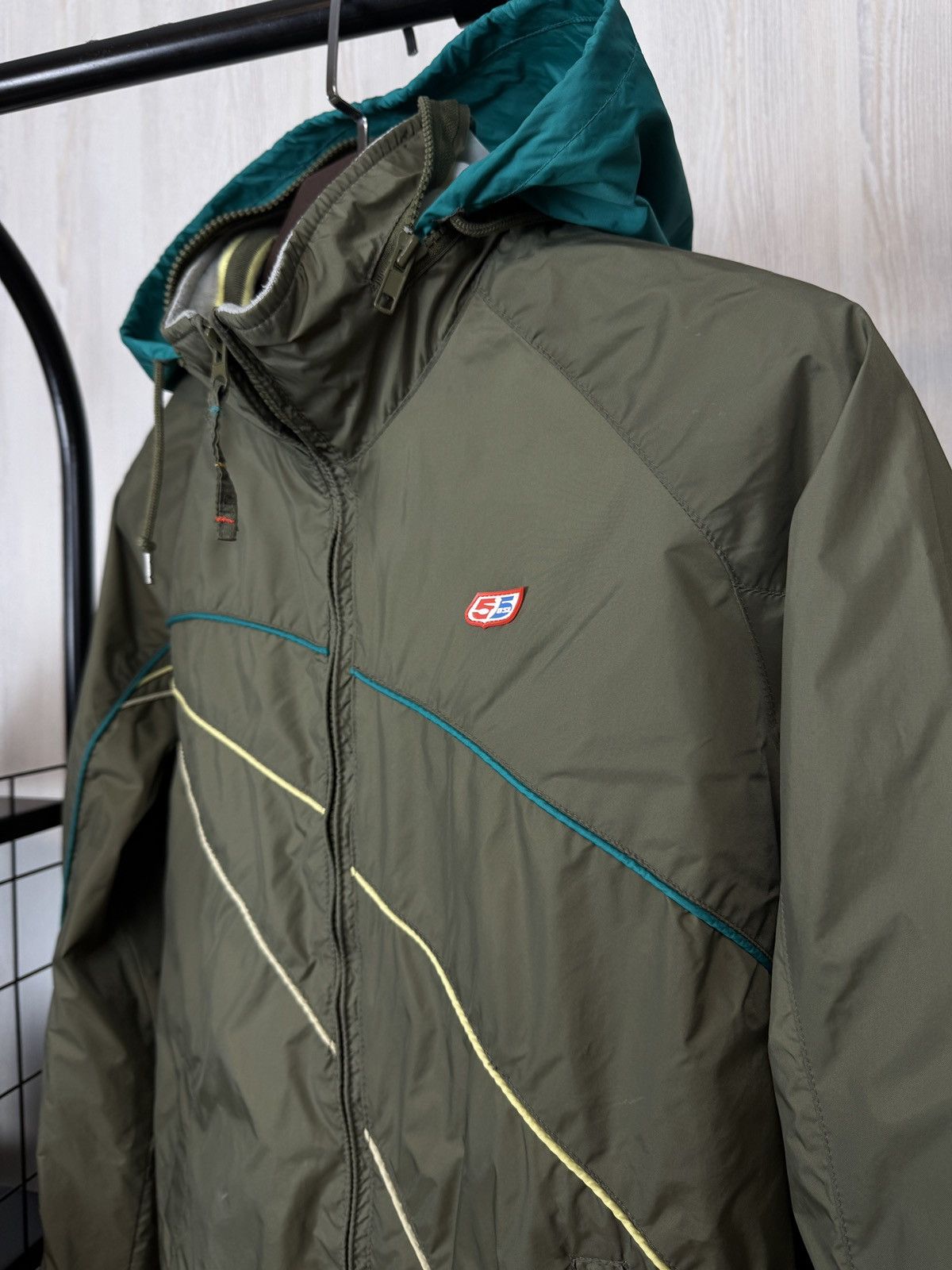 55DSL 55DSL Diesel vintage y2k nylon khaki green jacket Size US L / EU 52-54 / 3 - 7 Thumbnail