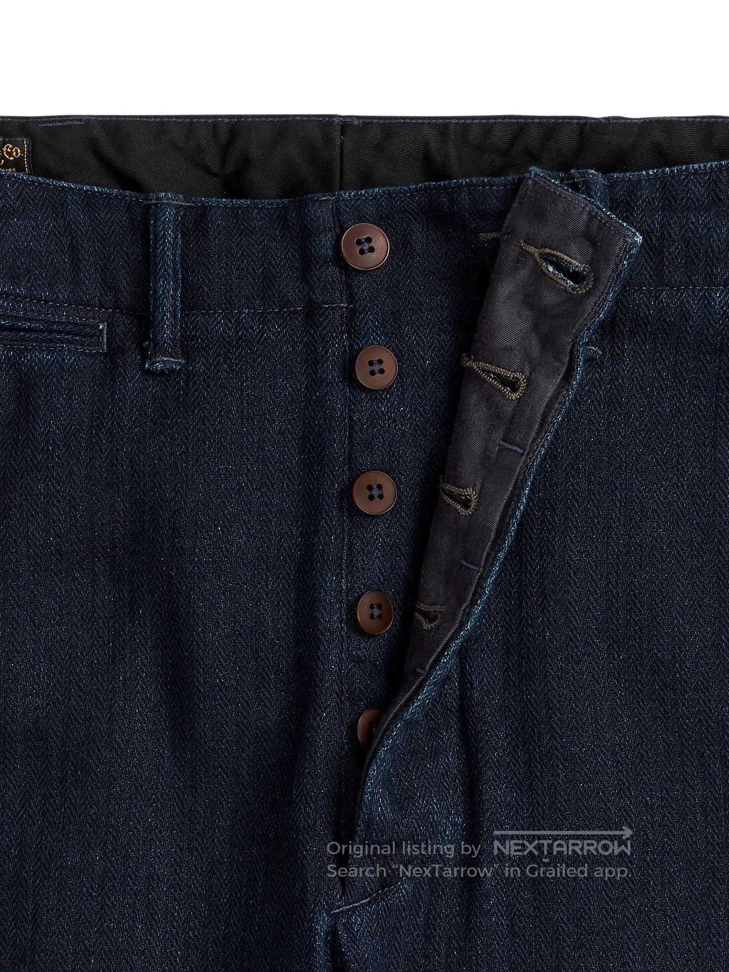 RRL Ralph Lauren RRL 26SS Slim Cotton Herringbone Trousers. Size US 34 / EU 50 - 3 Thumbnail