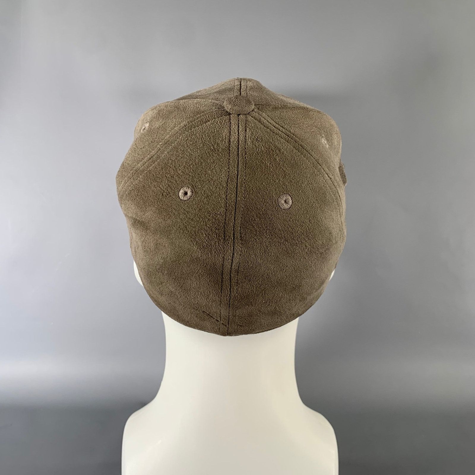 KIJIMA TAKAYUKI KIJIMA TAKAYUKI Size M Grey Solid Goat Suede Hats Size ONE SIZE - 3 Thumbnail