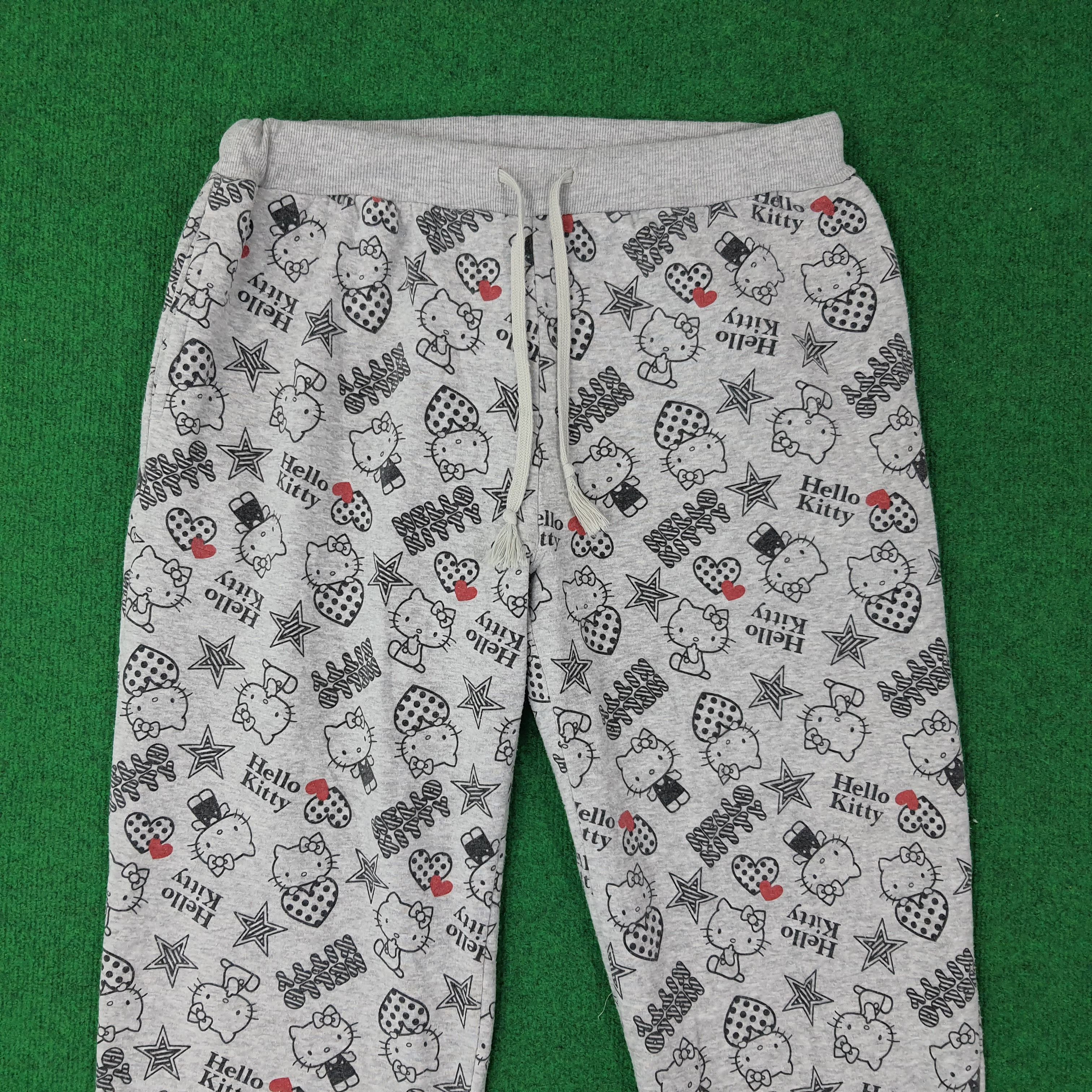 Japanese Brand Vintage Hello Kitty Sweatpants C244N2 Size 32" / US 10 / IT 46 - 2 Thumbnail
